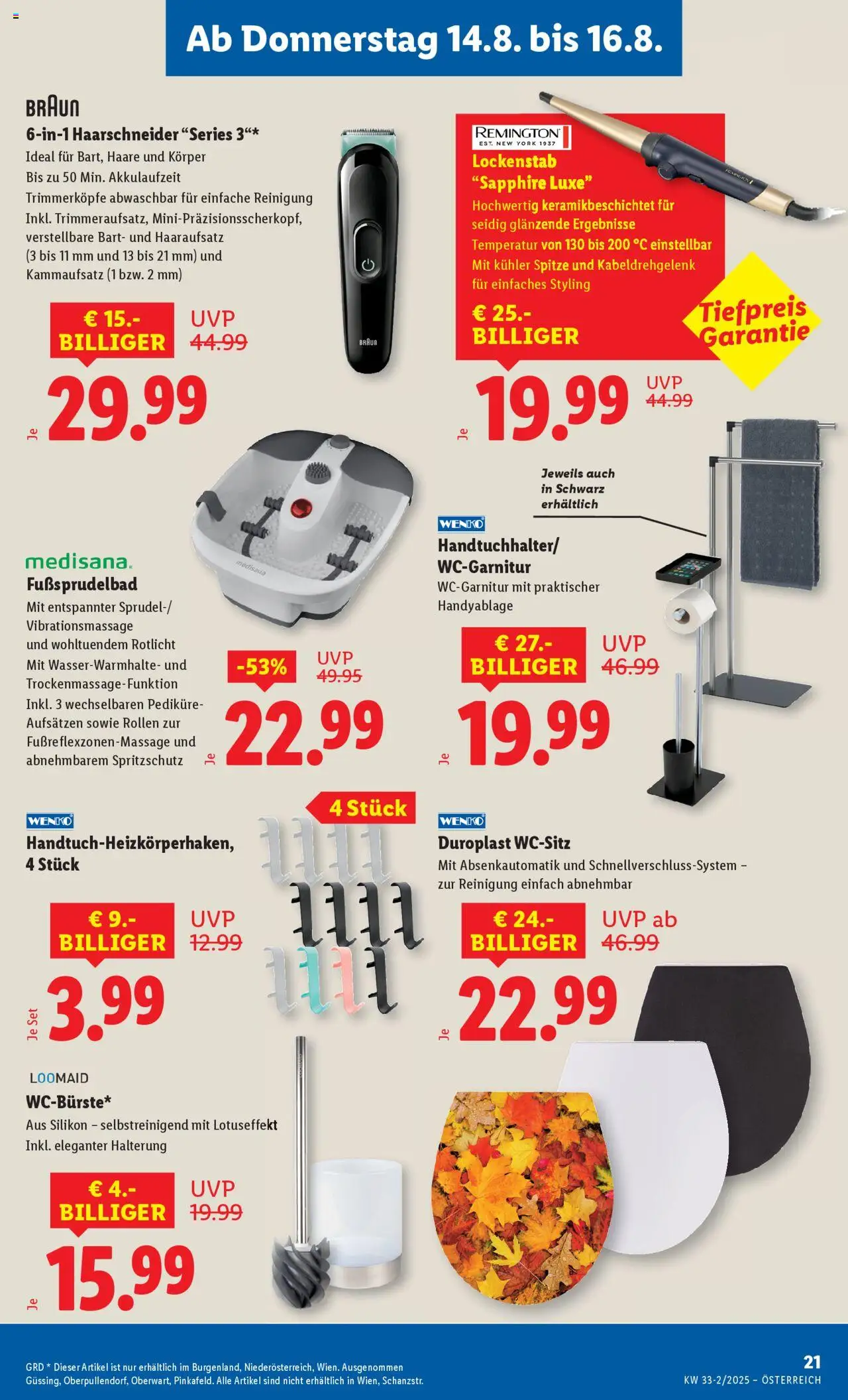 Lidl Flugblatt - Eisenstadt, Ebenfurth, Mattersburg gültig ab 14.08.2025 | Seite: 23 | Produkte: Lockenstab