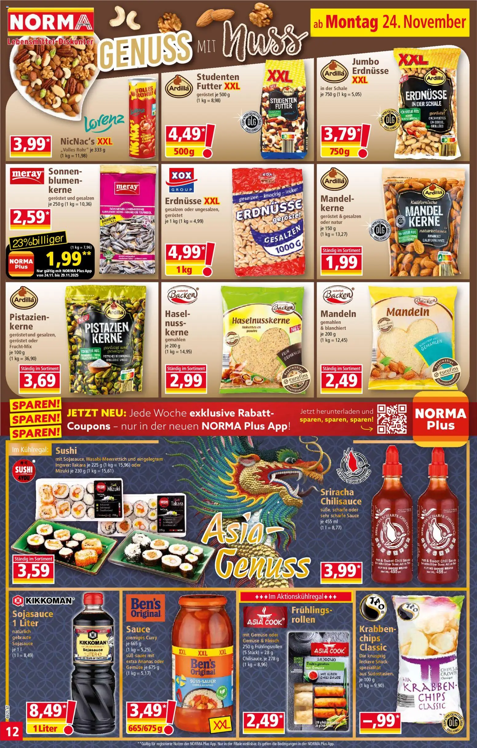 Norma - Black Friday gültig ab 24.11.2025 | Seite: 13 | Produkte: Chips, Gemüse, Папионка, Ananas