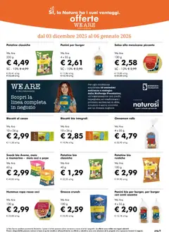 Anteprima del volantino Volantino Natura Sì	 valido a partire dal 03.12.2025 | Pagina: 8 | Prodotti: Rosmarino, Patatine, Ceci, Mais