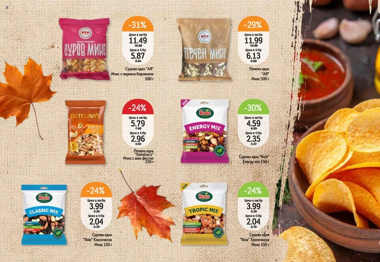  | Страница: 8 | Продукти: Ядки, Печени ядки