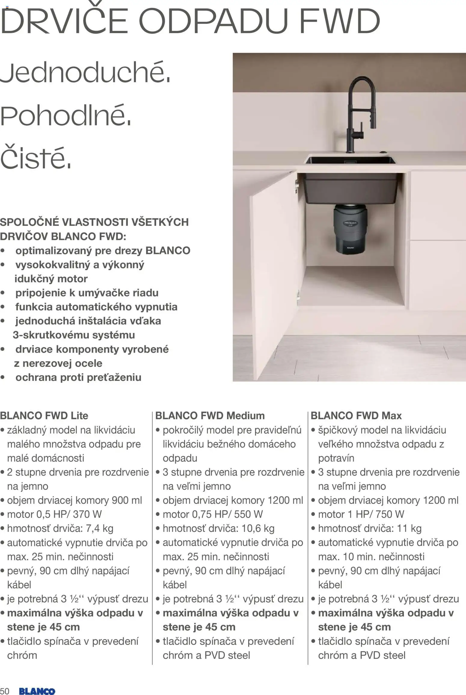 Nové Blanco akcie – leták je platný od 01.02.2026 | Strana: 50 | Produkty: Drezy, Kábel