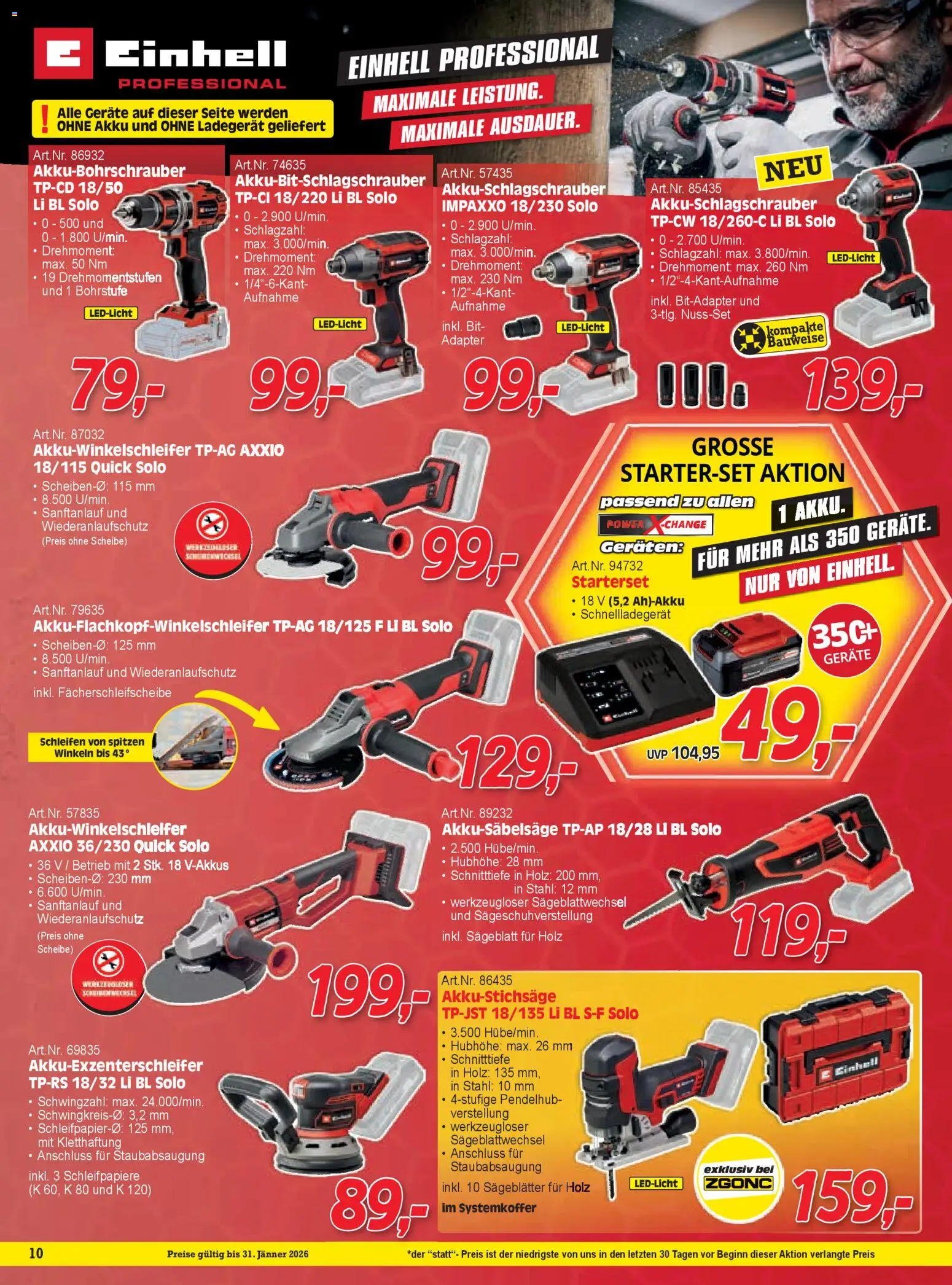 Zgonc Flugblatt Jänner II 2026 gültig ab 15.01.2026 | Seite: 10 | Produkte: Adapter