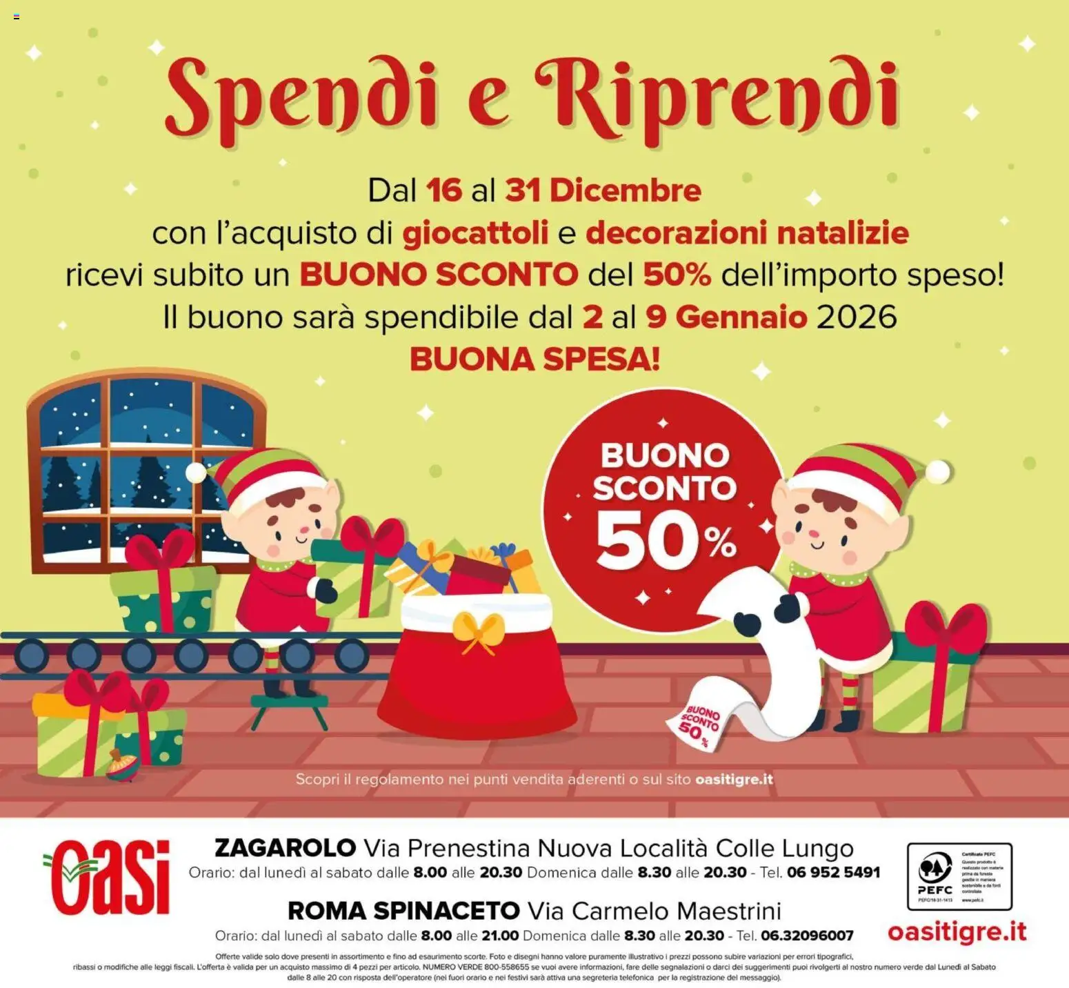 Volantino Oasi del 15.12.2025 | Pagina: 40 | Prodotti: Decorazioni