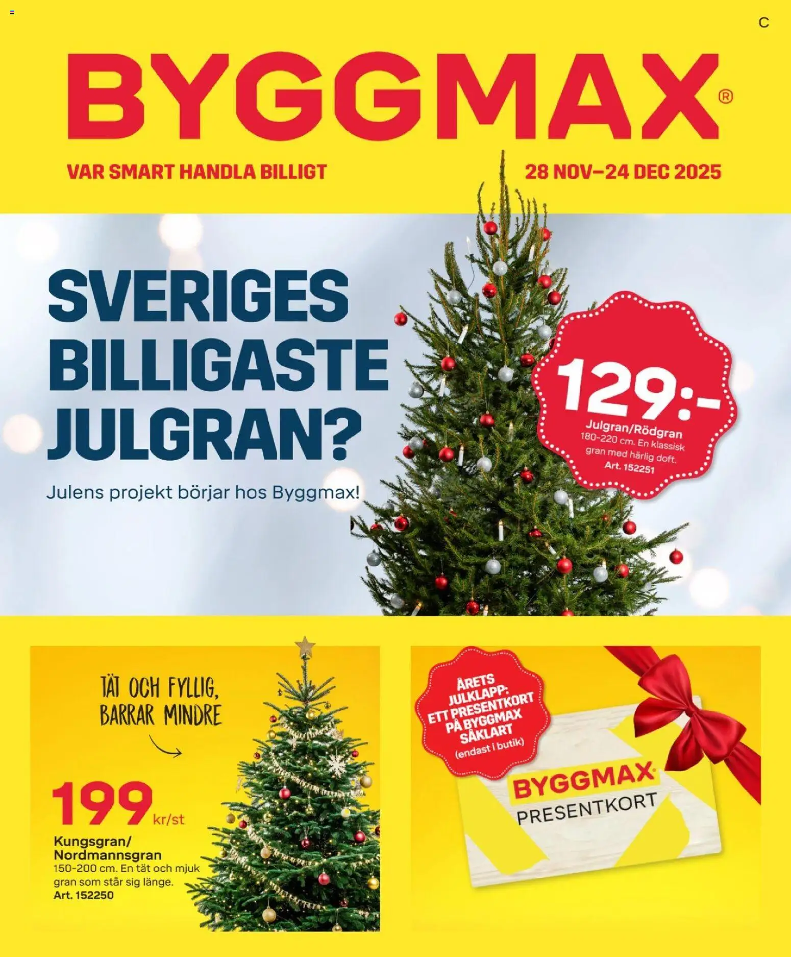 ByggMax reklamblad aktuell från 28.11.2025 | Sida: 1