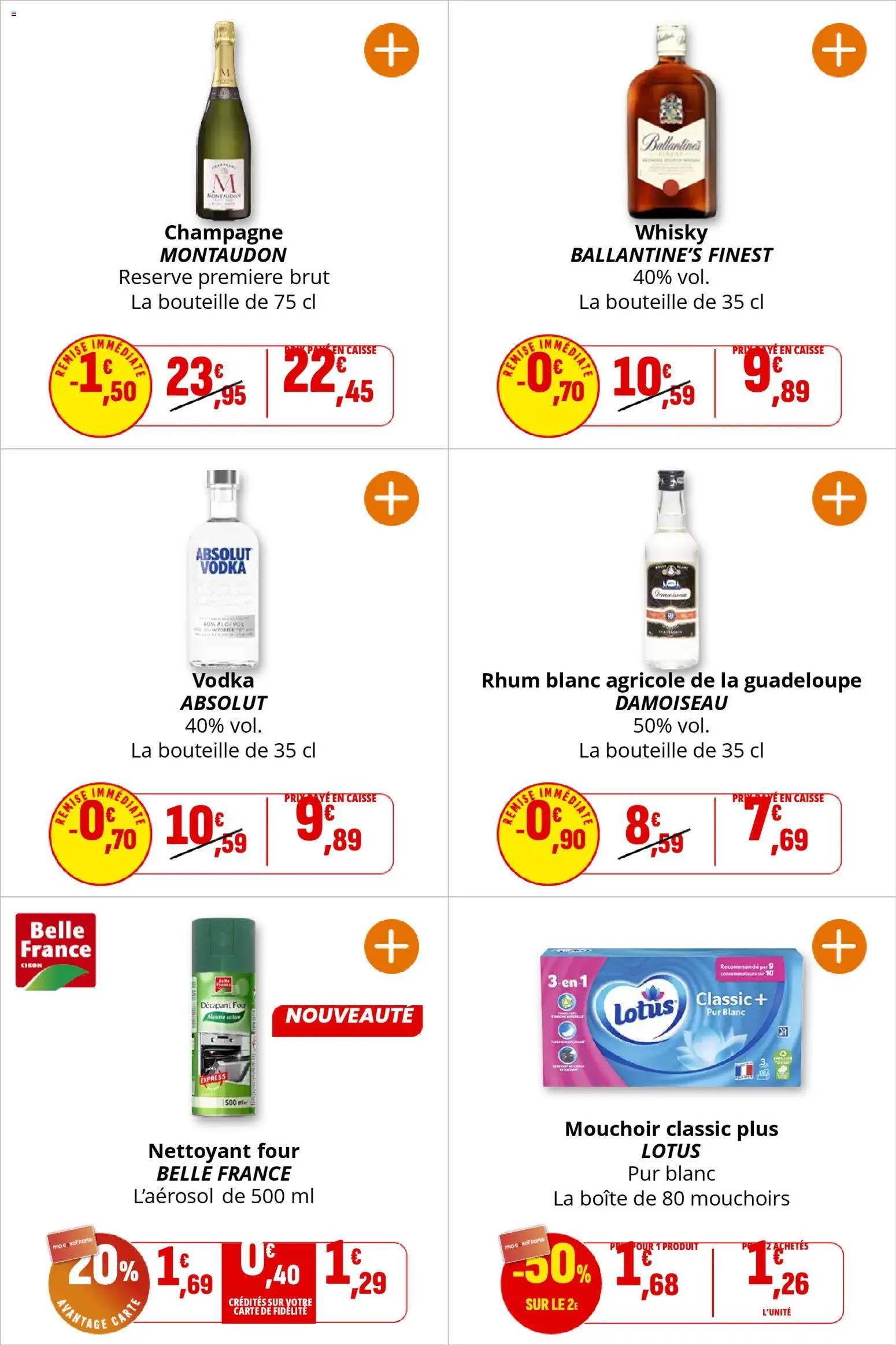 {H1} | Page: 29 | Produits: Vodka, Four, Champagne, Rhum