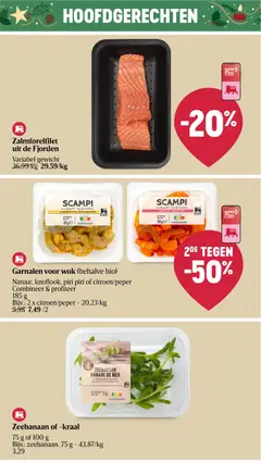 Delhaize folder week 50 - Voorbeeld van een folder van Delhaize, geldig van 11.12.2025 | Pagina: 25 | Producten: Scampi, Gewicht, Peper, Kekszek