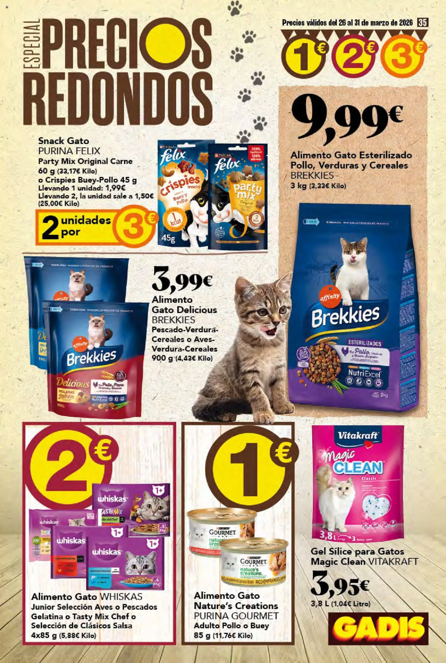 Gadis folleto │ válido desde el 26.03.2026 | Página: 35 | Productos: Gelatina, Cereales