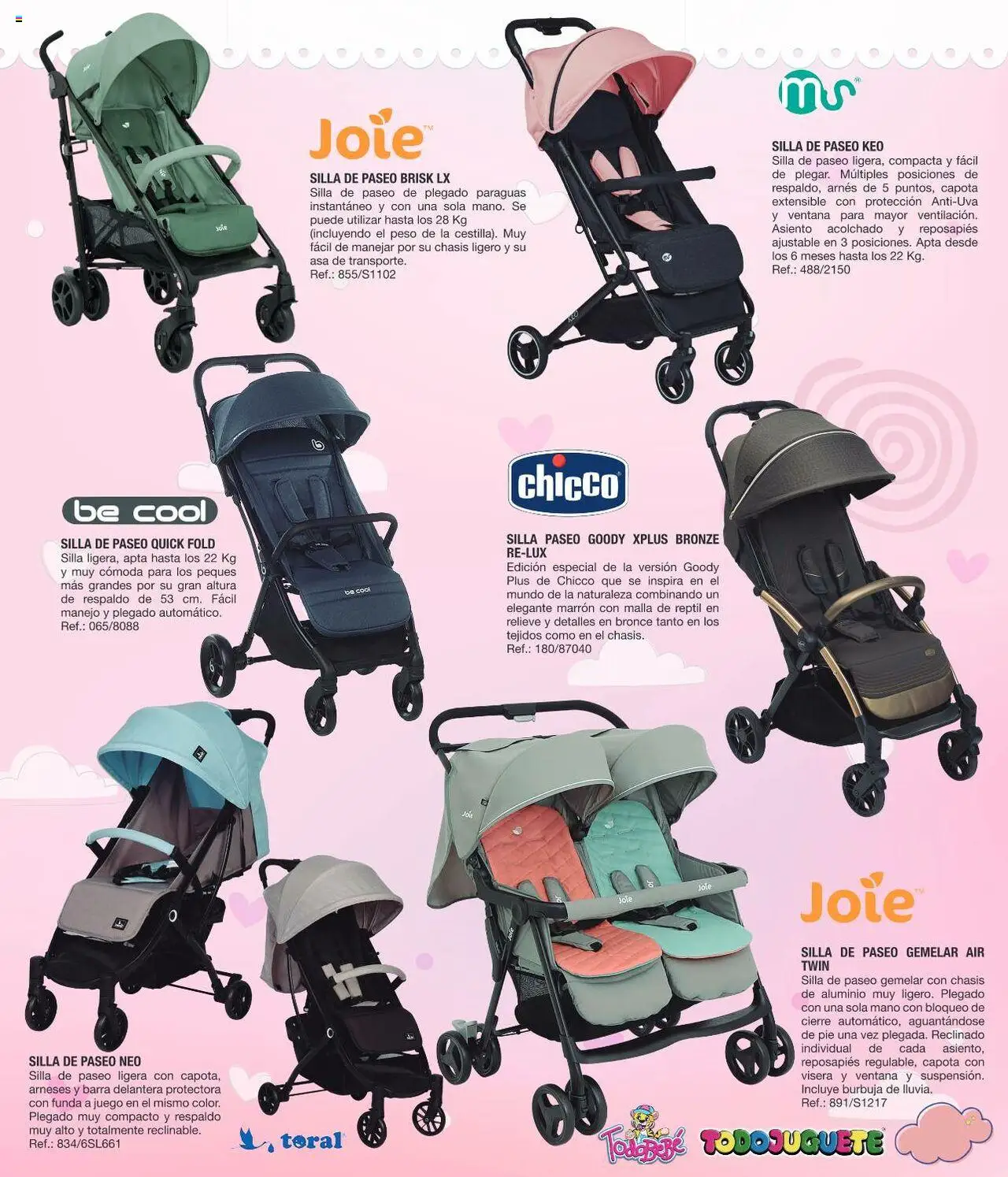 TODOJUGUETE folleto │ válido desde el 04.06.2024 | Página: 25 | Productos: Reposapiés, Funda, Peso, Silla