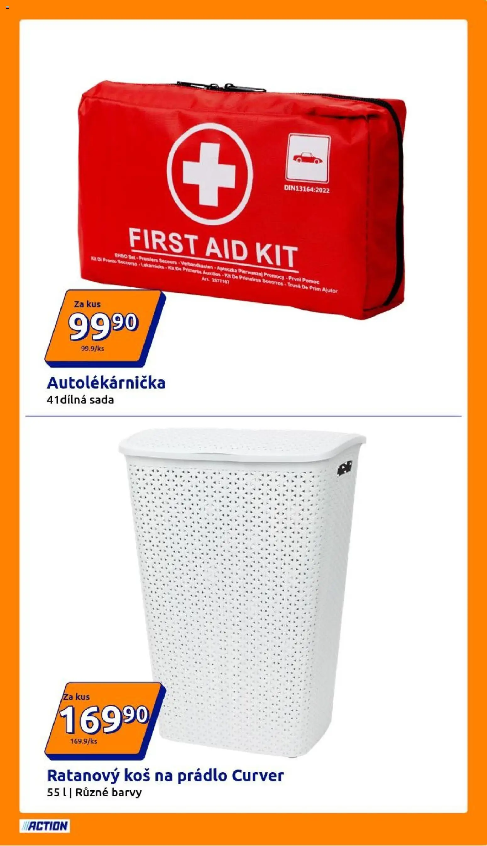 Action leták od 25.02.2026 | Strana: 3 | Produkty: Pronto, Koš, Barvy, Autolékárnička