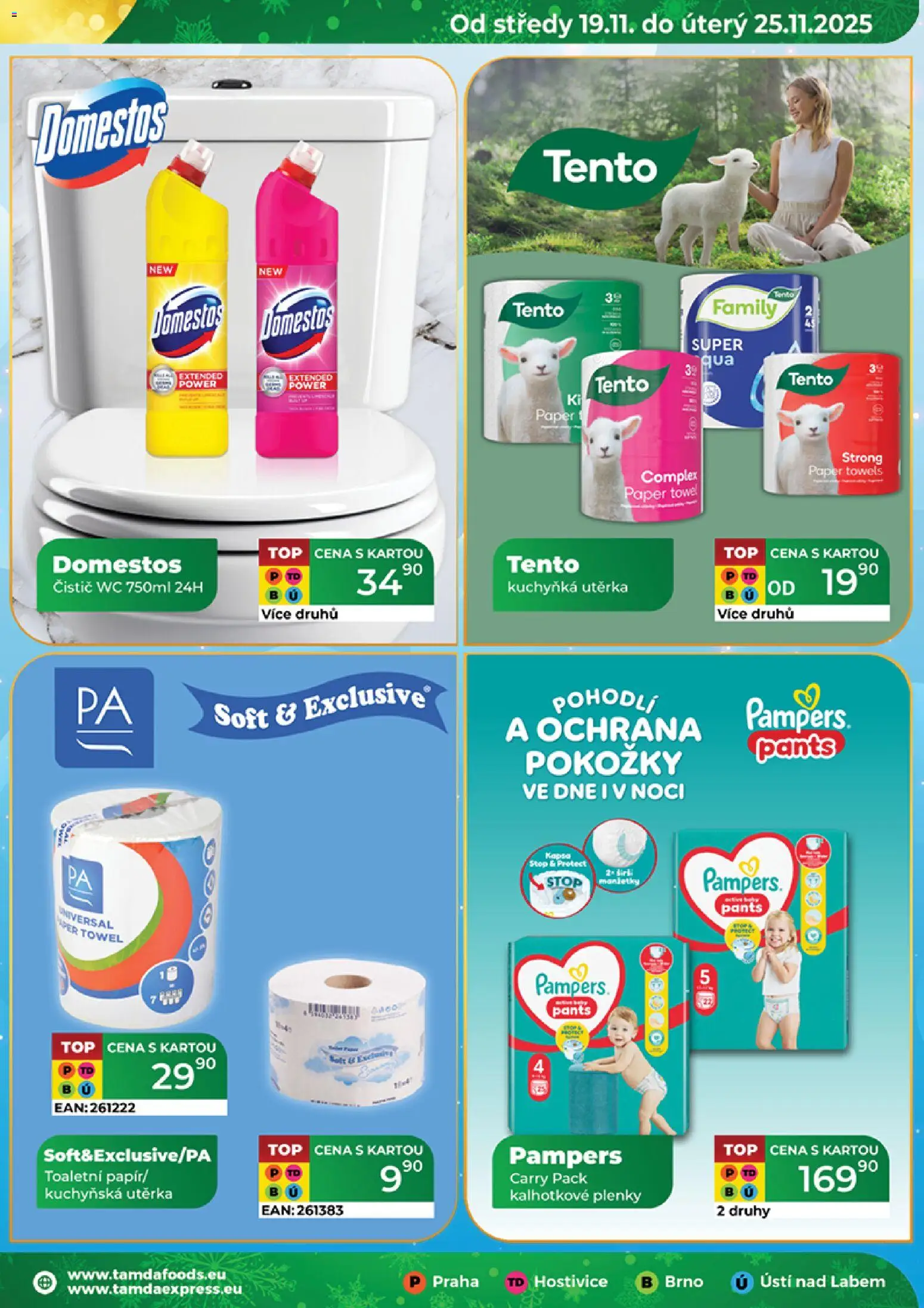 Tamda Foods leták od 19.11.2025 | Strana: 19 | Produkty: Wc, Pants, Plenky, Utěrka