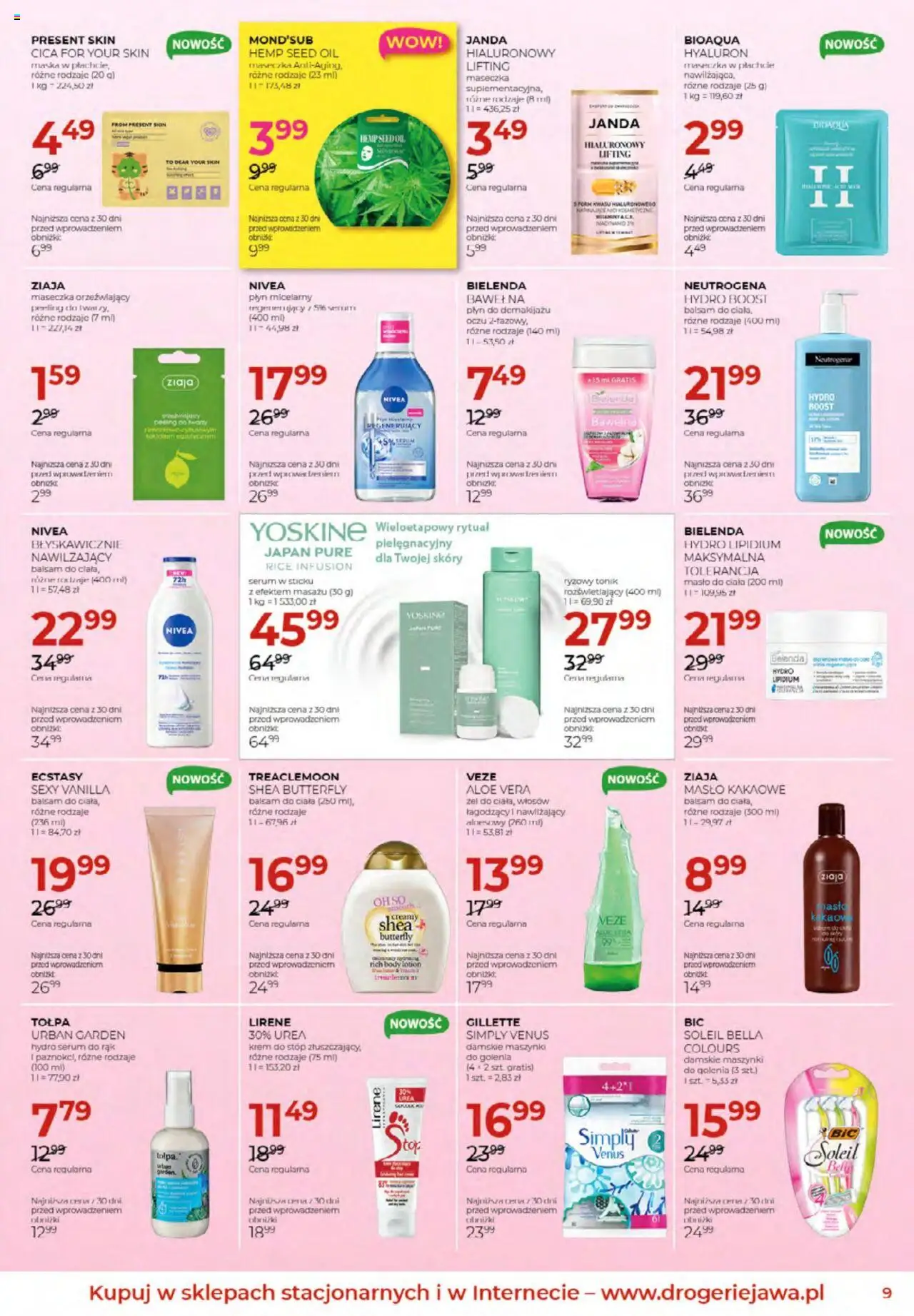 Jawa Gazetka od 04.06.2025 | Strona: 9 | Produkty: Gillette, Masło, Maska, Tonik