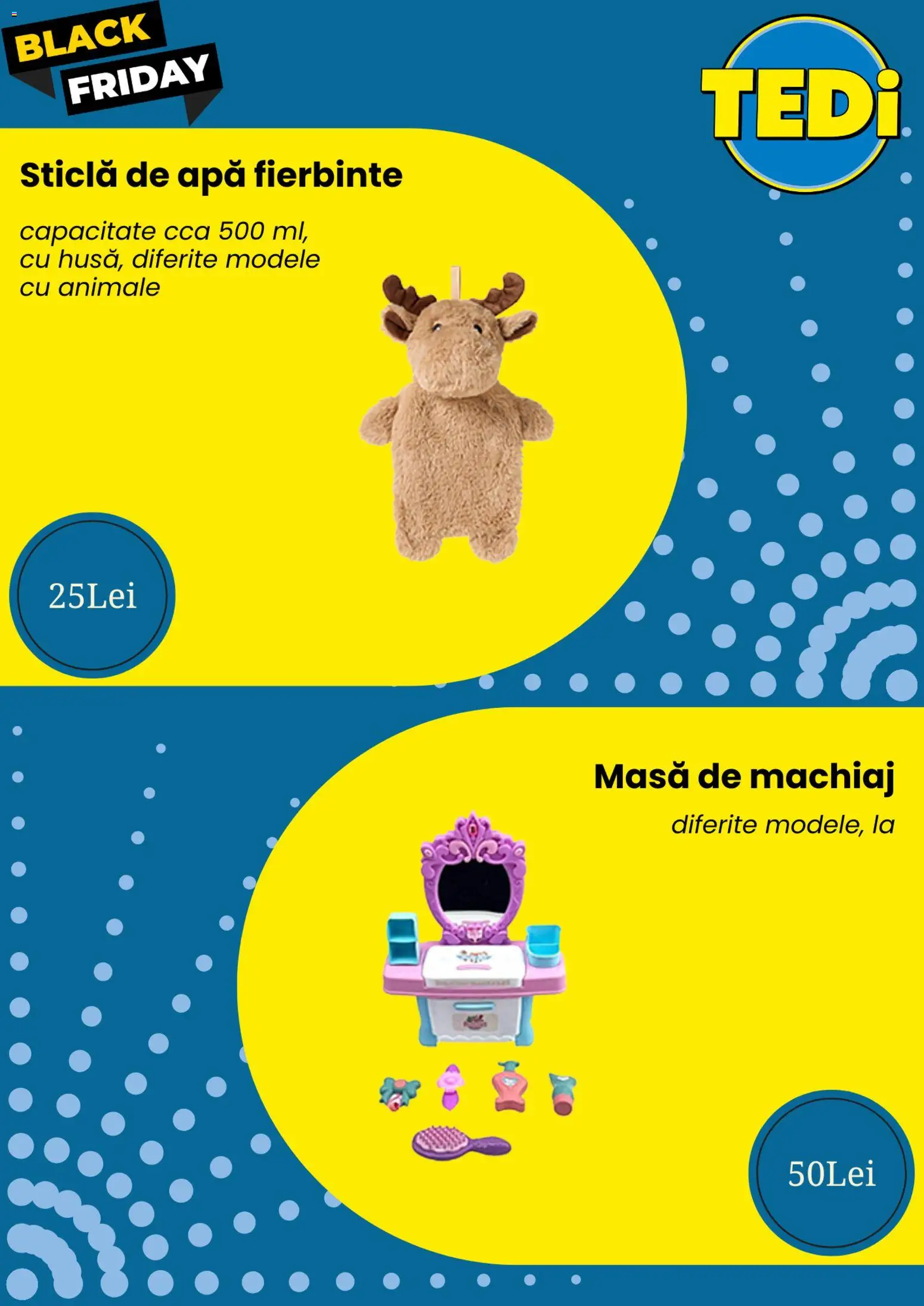 Noul catalog TEDi – valabil de la 24.11.2025 | Pagină: 3 | Produse: Masă, Machiaj, Apă