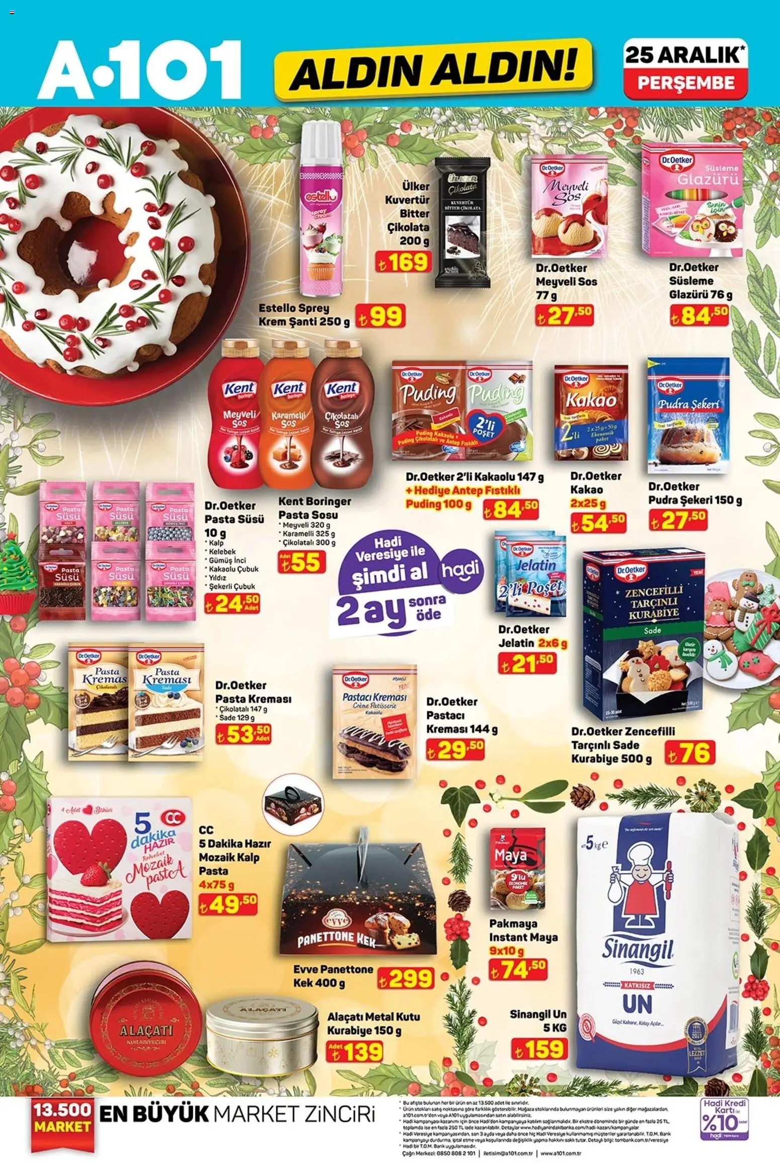 A101 Katalog Aldın Aldın - 25.12.2025 tarihinden itibaren geçerlidir | Sayfa: 6 | Ürünler: Kutu, Krem, Çikolata, Kurabiye
