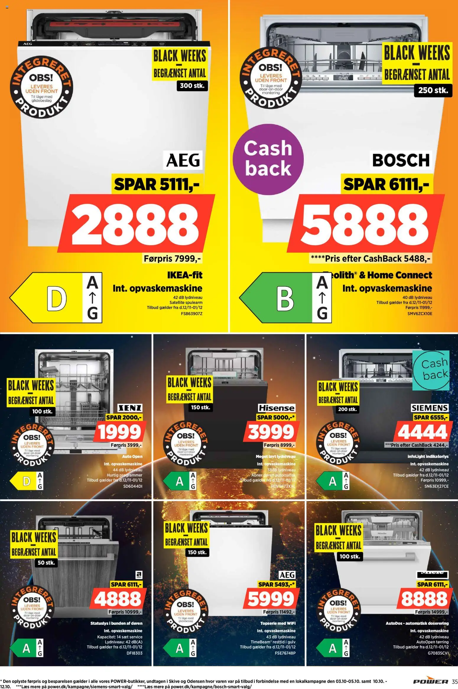 Power tilbudsavis – gyldig fra 12.11.2025 | Side: 35 | Produkter: Opvaskemaskine