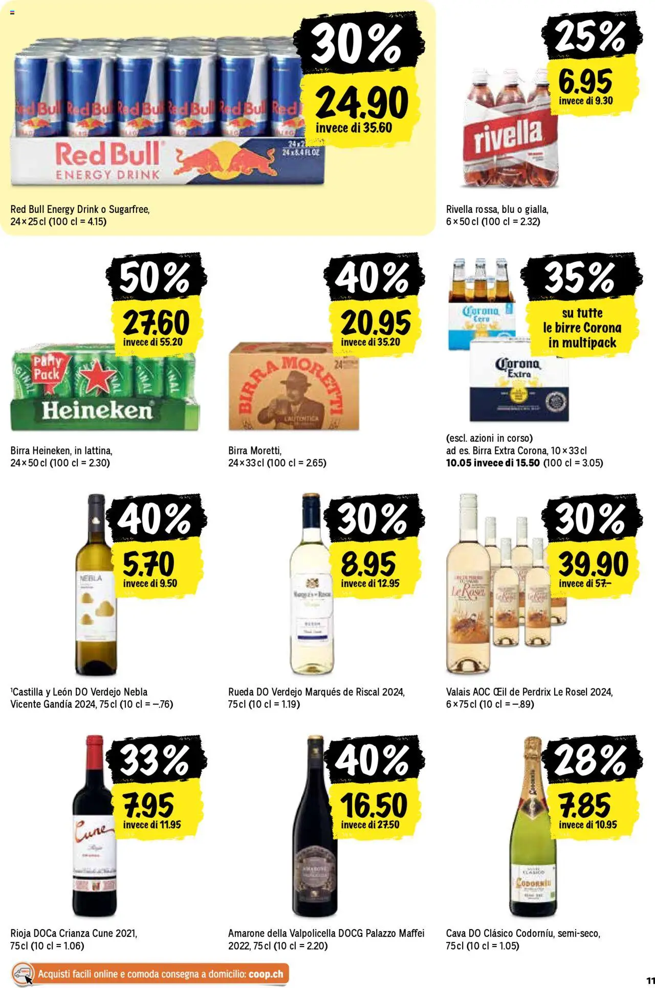 Coop - Una settimana di azioni – gültig ab 11.09.2025 | Seite: 11 | Produkte: Red bull
