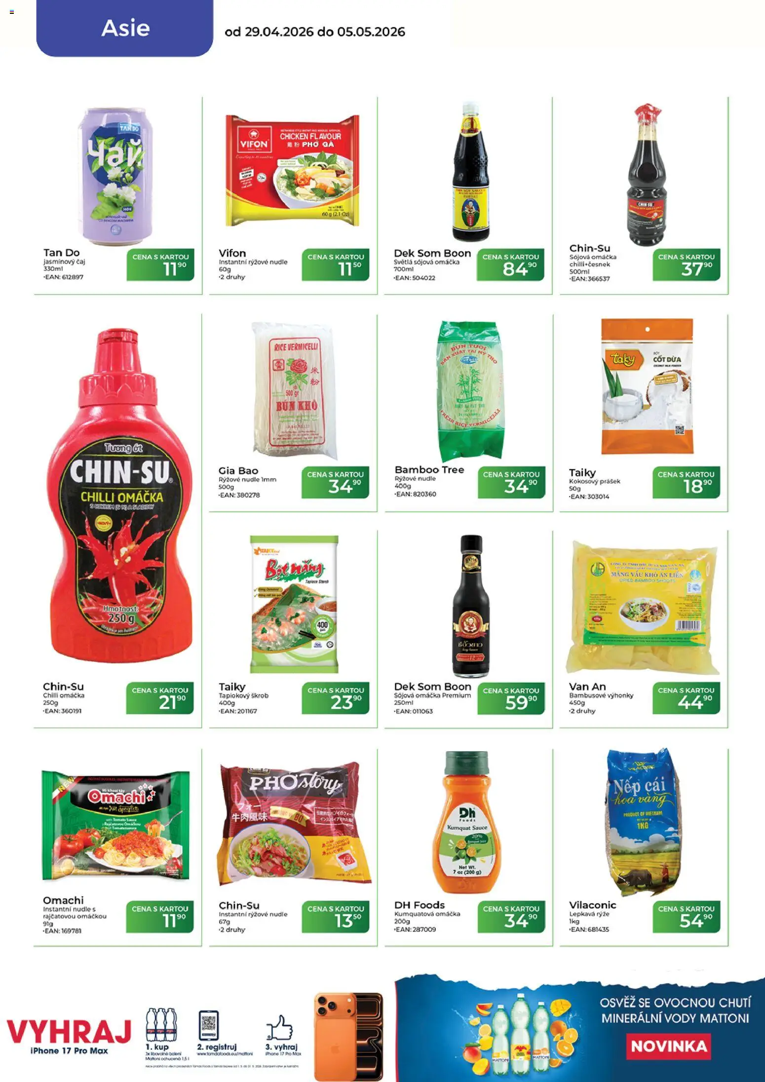 Tamda Foods leták od 29.04.2026 | Strana: 48 | Produkty: Bambusové výhonky, Rýže, Škrob, Iphone