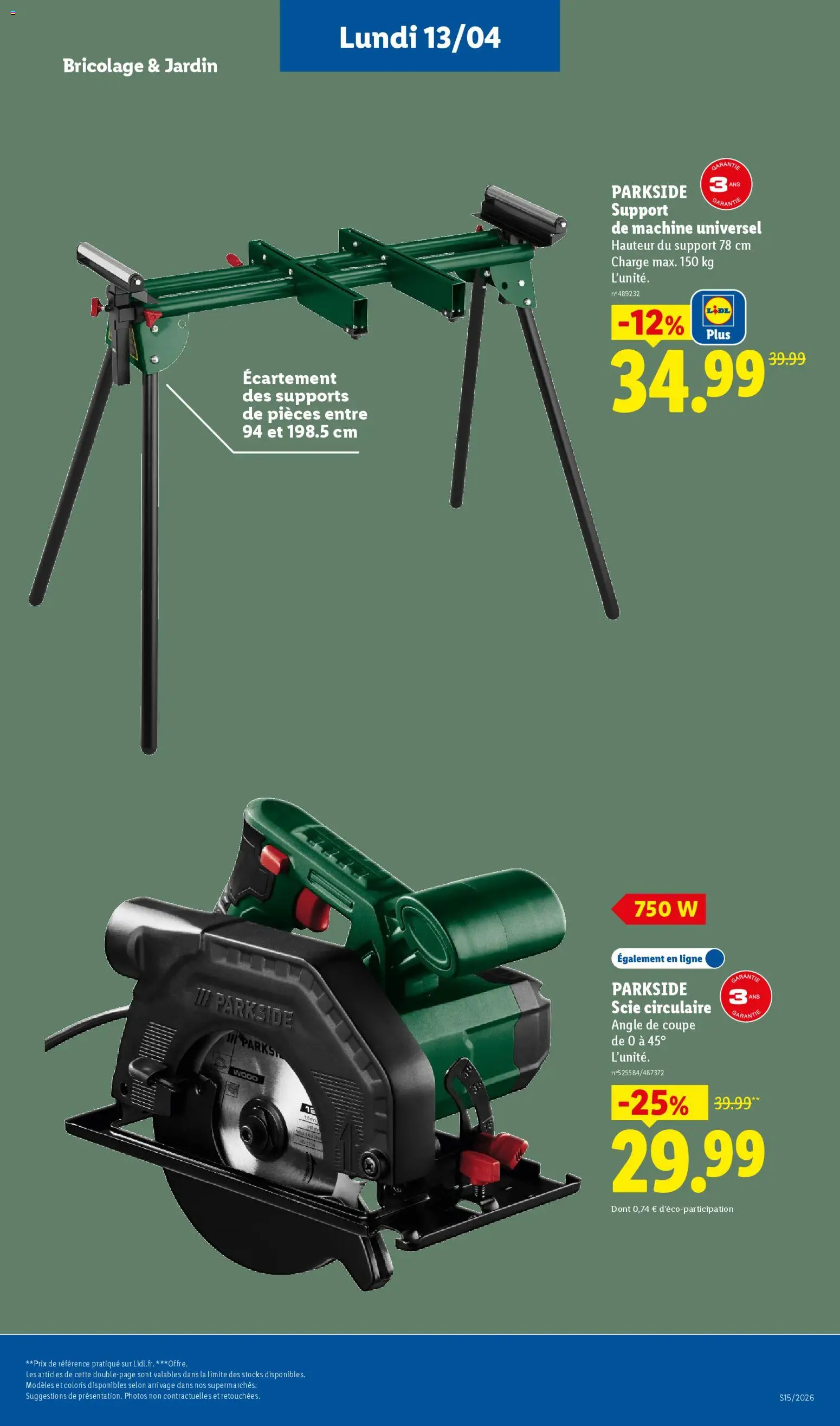 {H1} | Page: 3 | Produits: Scie circulaire