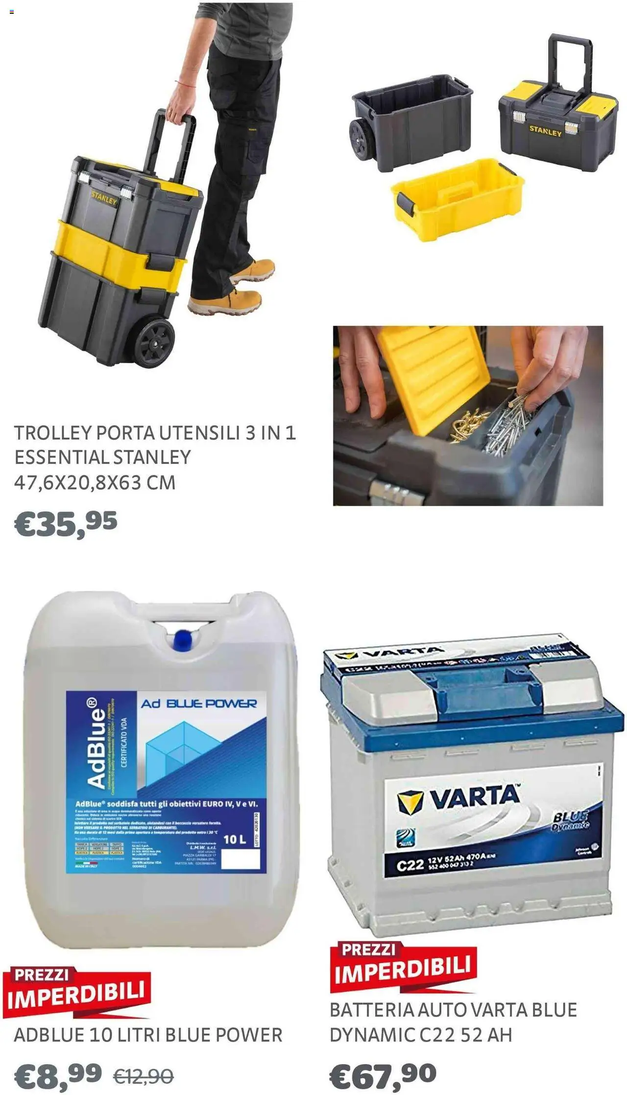 Volantino Brico Center del 08.10.2025 | Pagina: 17 | Prodotti: Trolley, Batteria