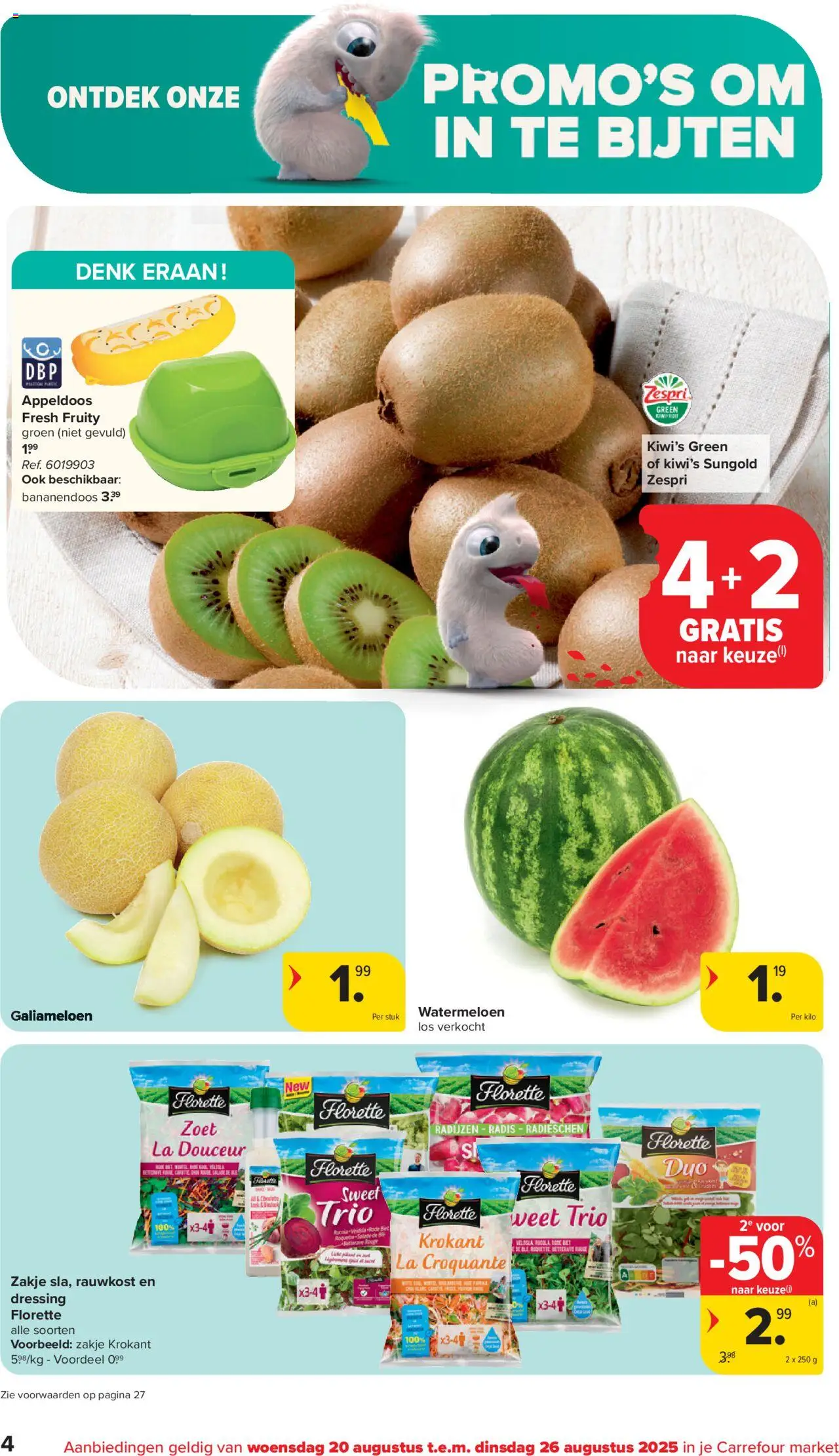  | Pagina: 4 | Producten: La, Kapszulás kávé, Watermeloen, Kiwi's