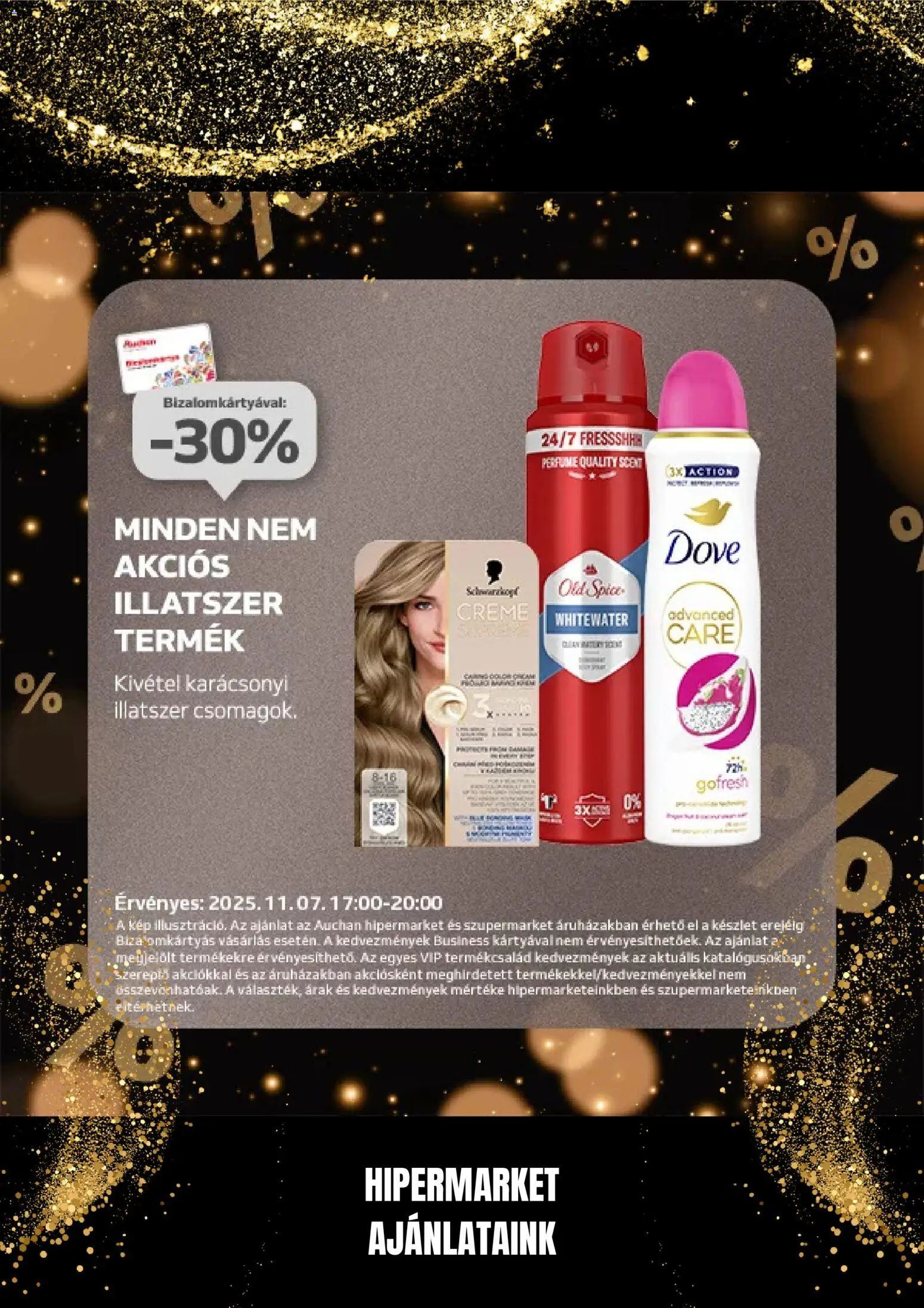 Auchan akciós ujság - amely érvényes a következő dátumtól: 07.11.2025 | Oldal: 21 | Termékek: Old spice