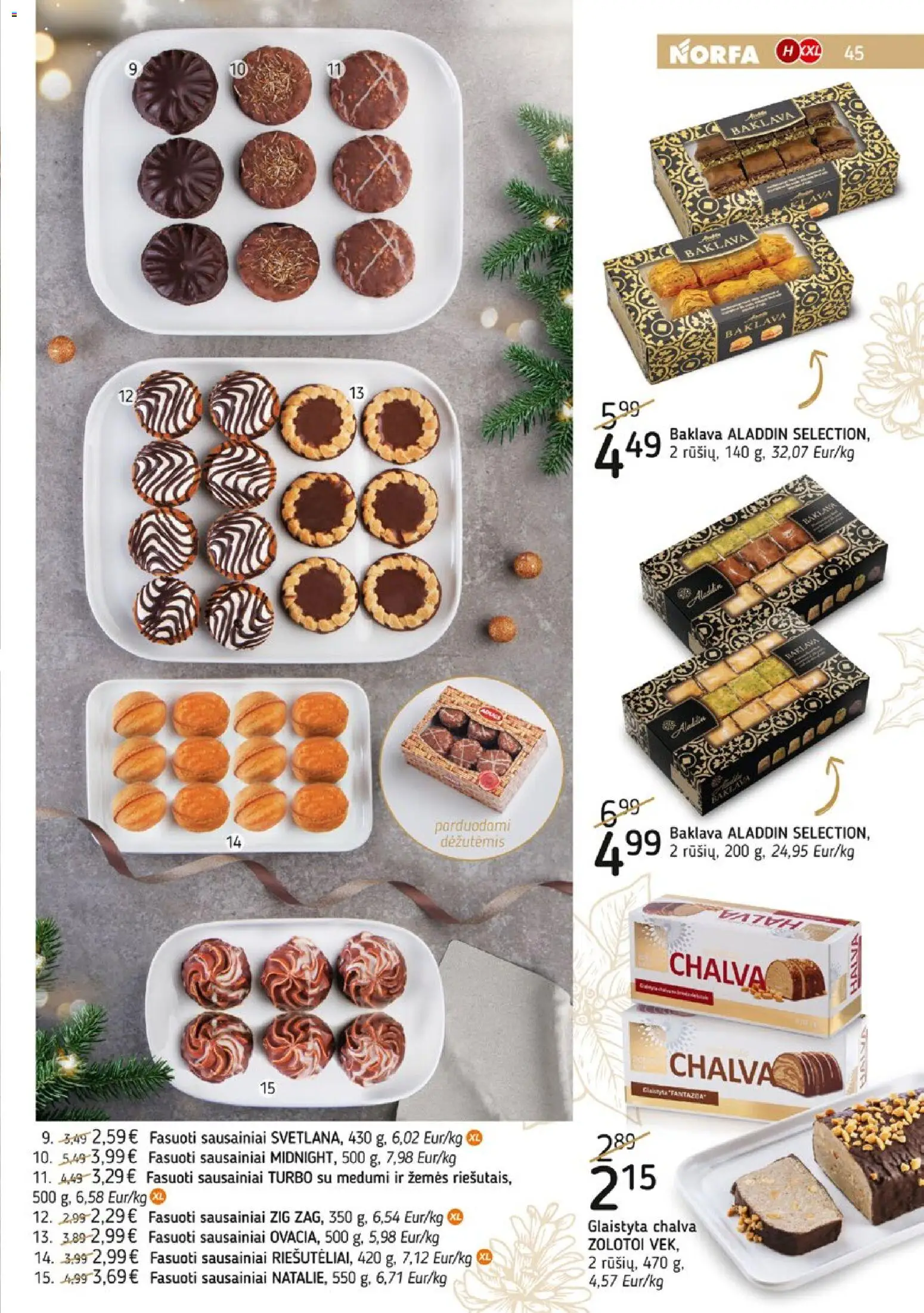 NORFA akcijos nuo 09.12.2025 | Puslapis: 45 | Prekių: Sausainiai