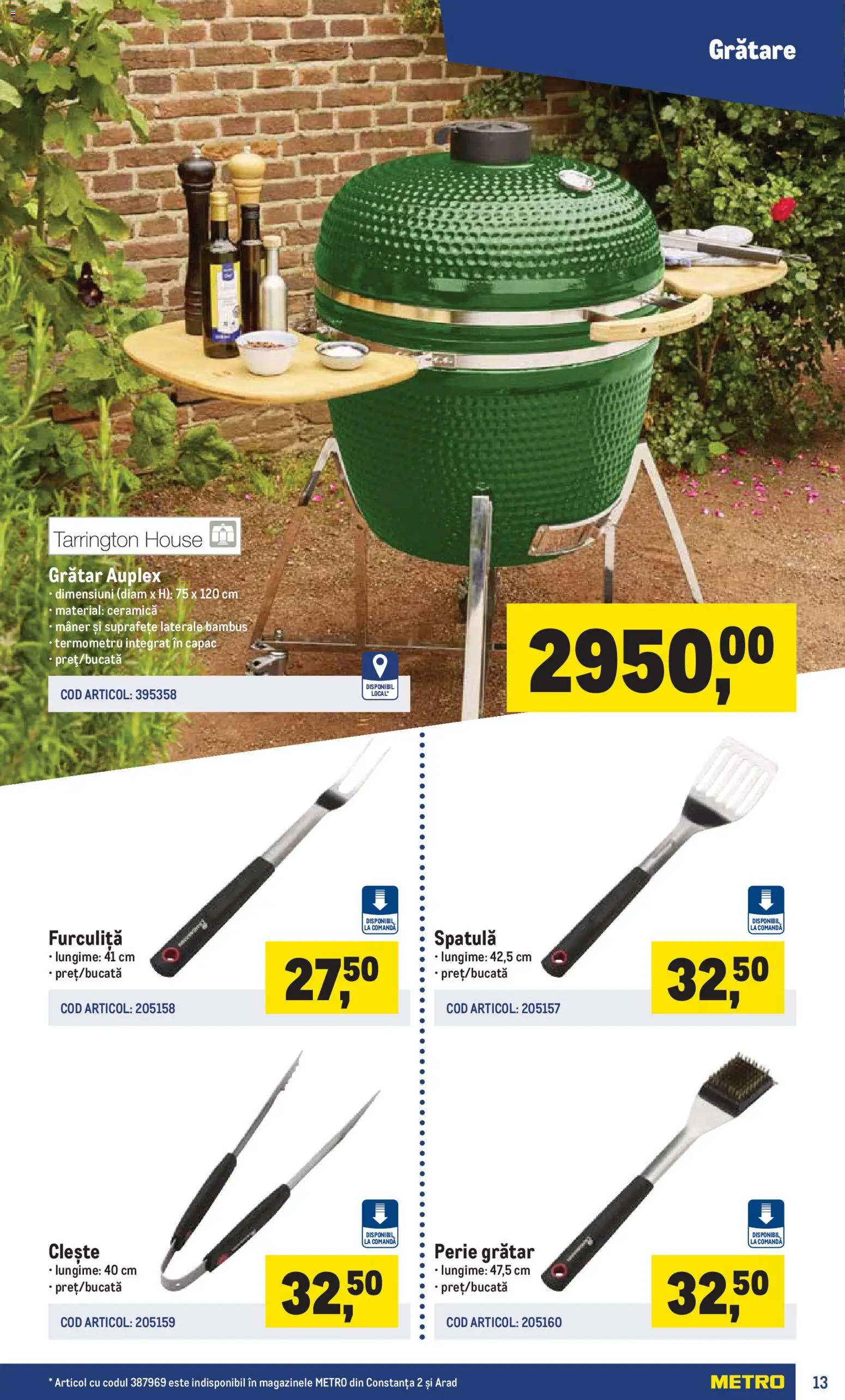Noul catalog Metro – valabil de la 16.03.2026 | Pagină: 13 | Produse: Clește, Grătar, Mâner, Perie