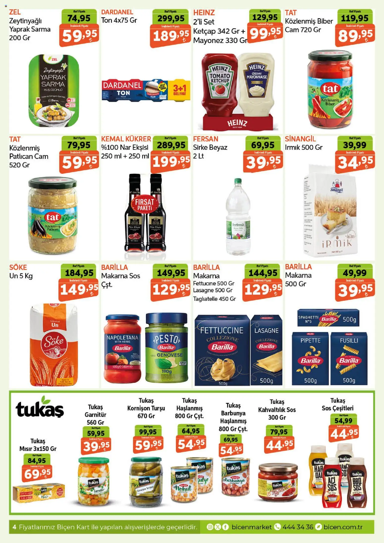 Biçen Market Katalog - 21.01.2026 tarihinden itibaren geçerlidir | Sayfa: 4 | Ürünler: Sirke, Mayonez, Barbunya, Biber