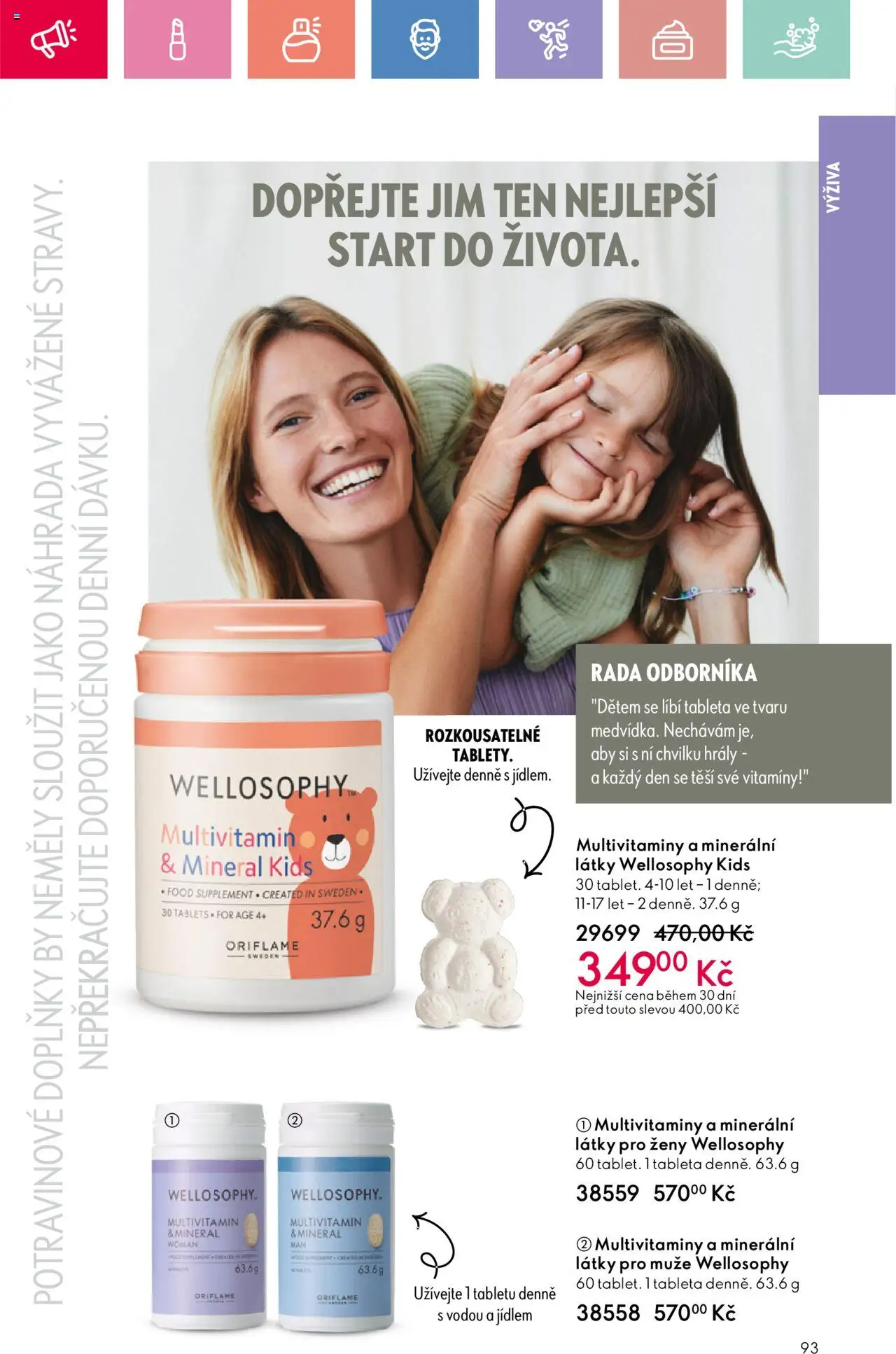 Oriflame katalog č.10/2025 od 06.07.2025 | Strana: 93 | Produkty: Vitamíny