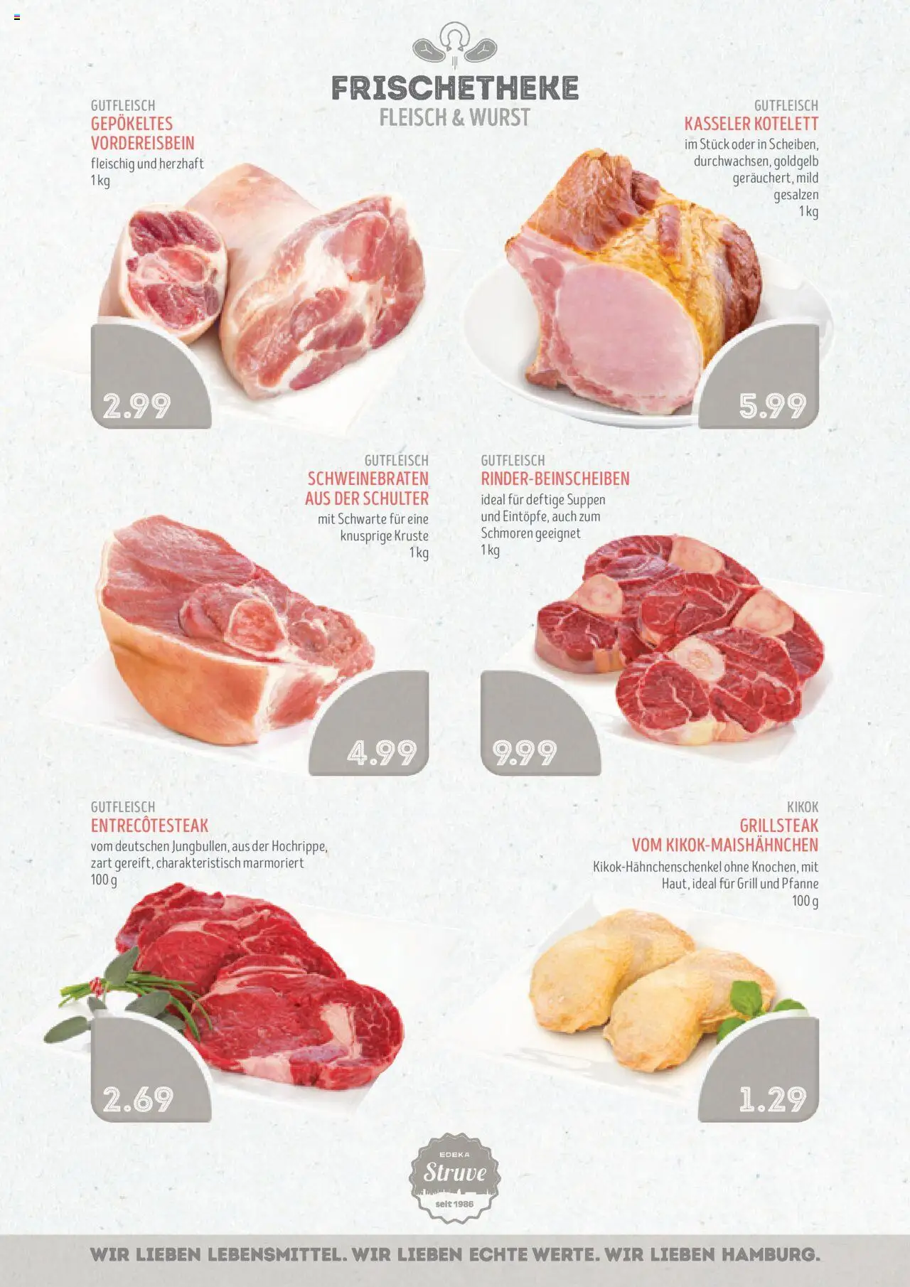 Edeka Struve Prospekt 	 – gültig ab 22.09.2025 | Seite: 4 | Produkte: Grill, Wurst, Fleisch