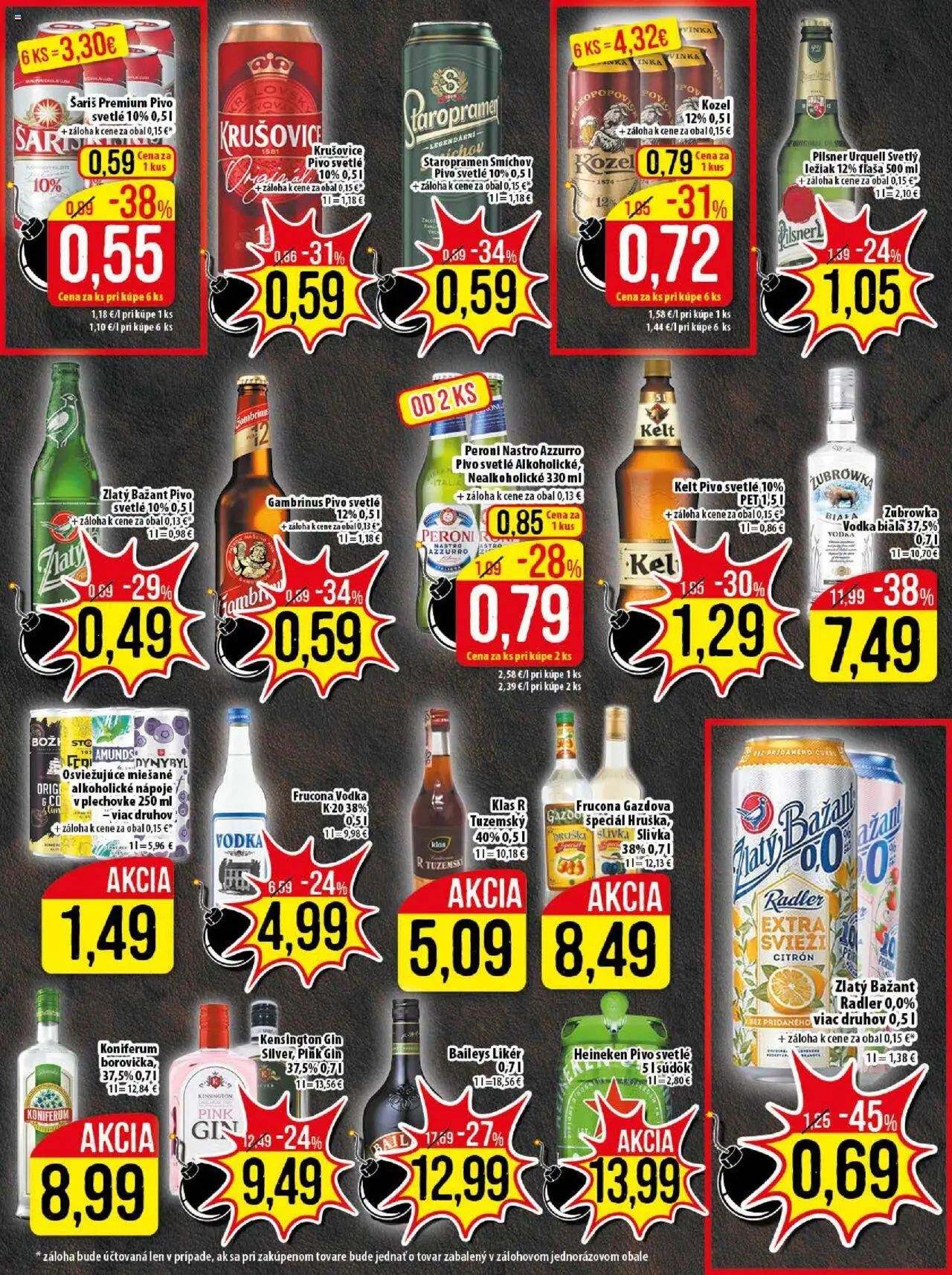 Klas leták │ platný od 04.08.2025 | Strana: 18 | Produkty: Pivo, Gin, Vodka, Gambrinus