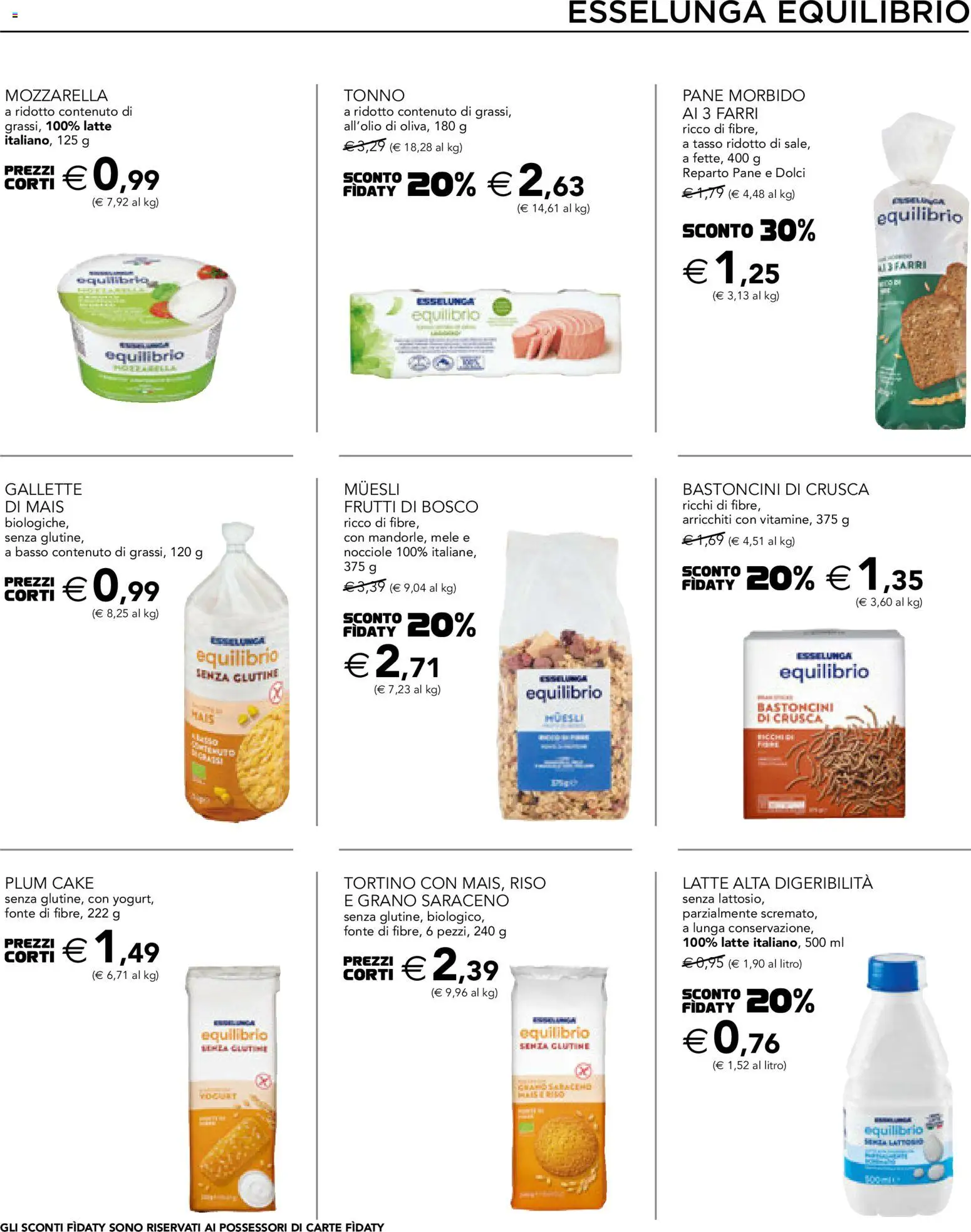 Volantino Esselunga S del 26.02.2026 | Pagina: 5 | Prodotti: Muesli, Mozzarella, Nocciole, Mais