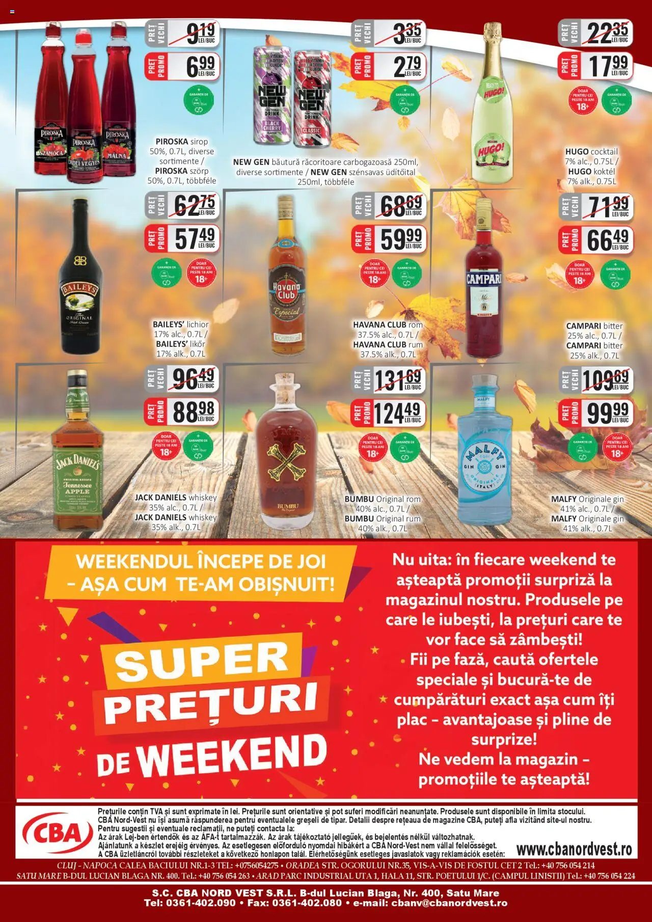 Noul catalog CBA – valabil de la 16.09.2025 | Pagină: 8 | Produse: Lichior, Cocktail, Pește, Gin