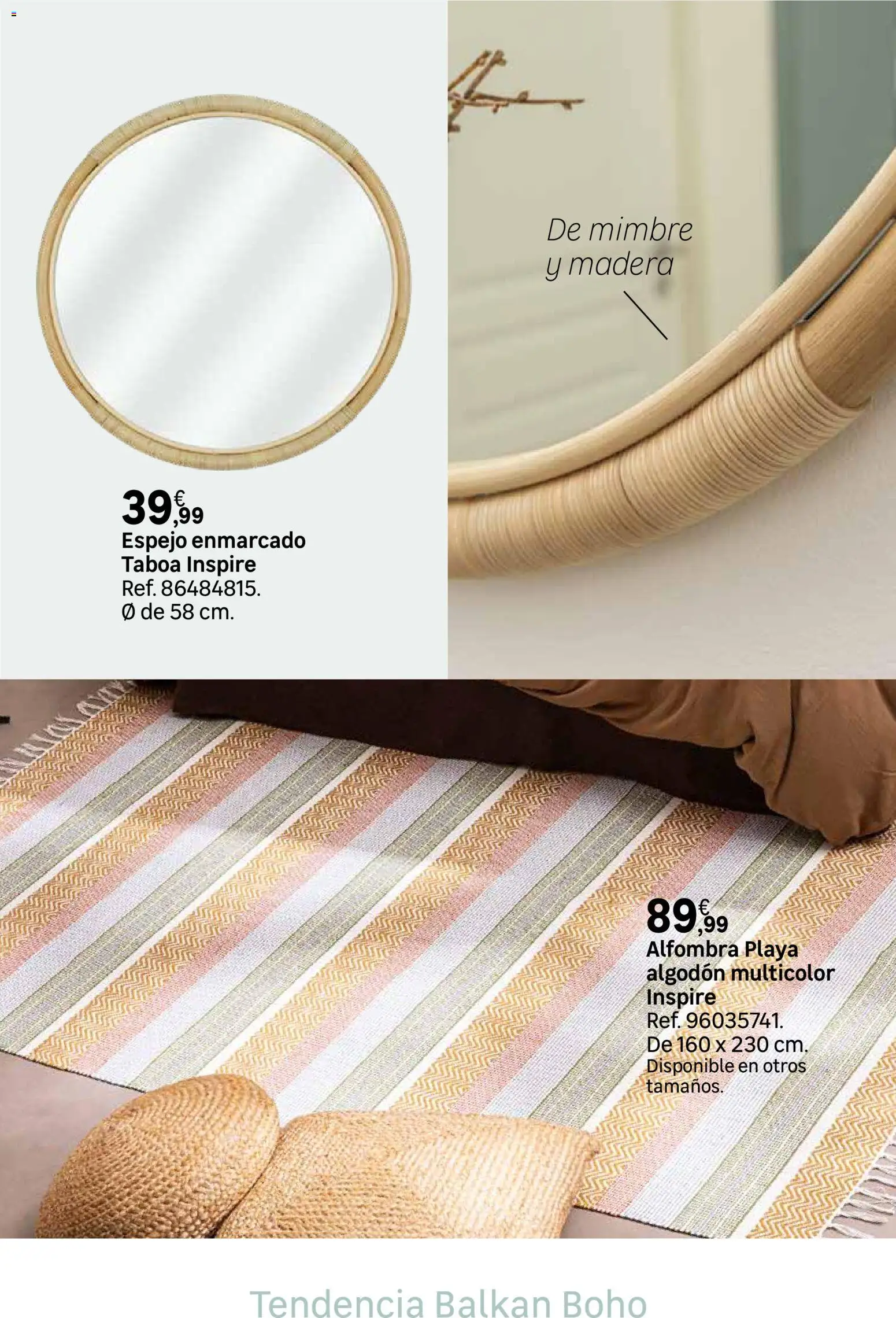 Leroy Merlin catálogo Decoración │ válido desde el 12.03.2026 | Página: 82 | Productos: Espejo, Alfombra