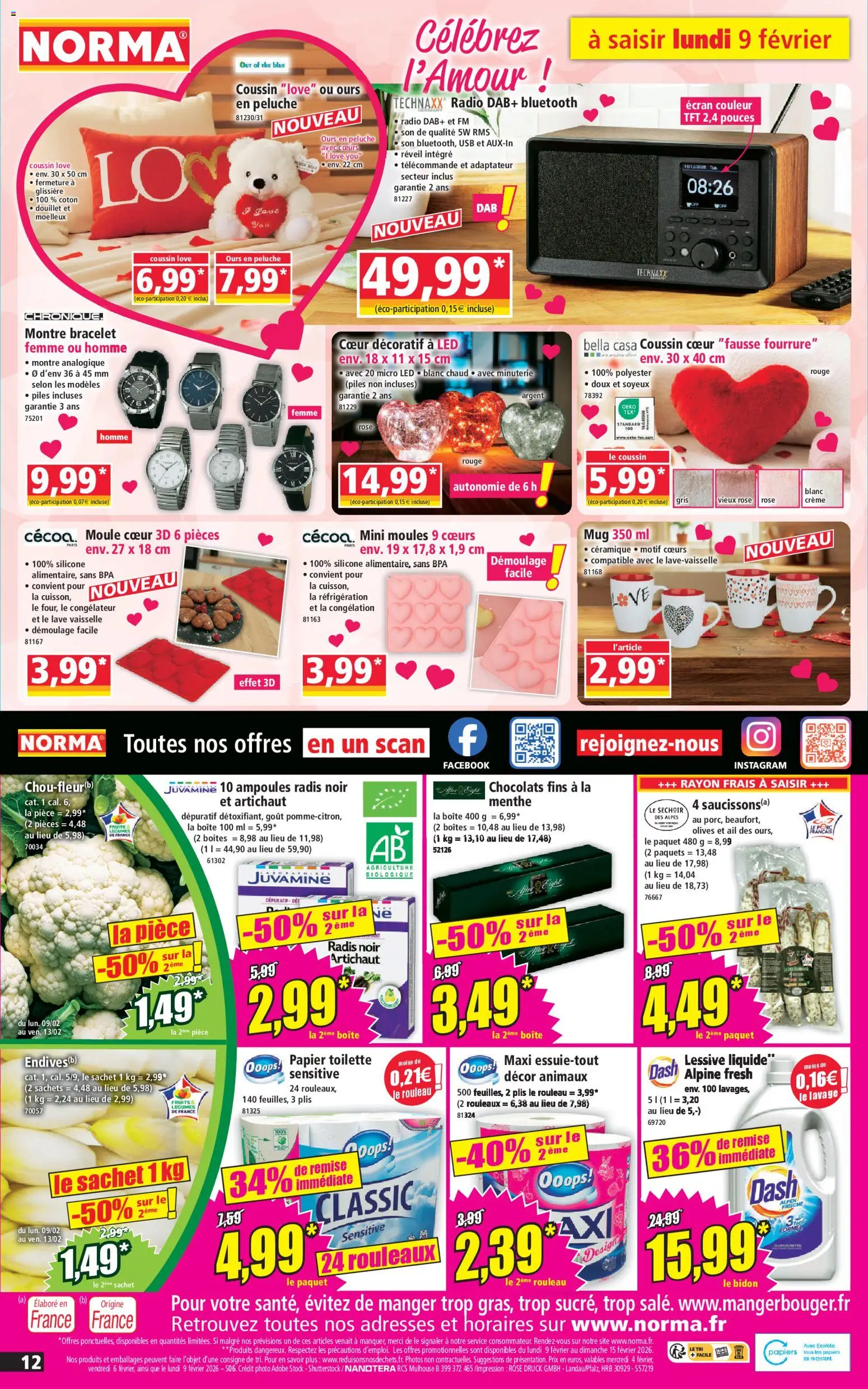 {H1} | Page: 12 | Produits: Montre, Radio, USB, Artichaut