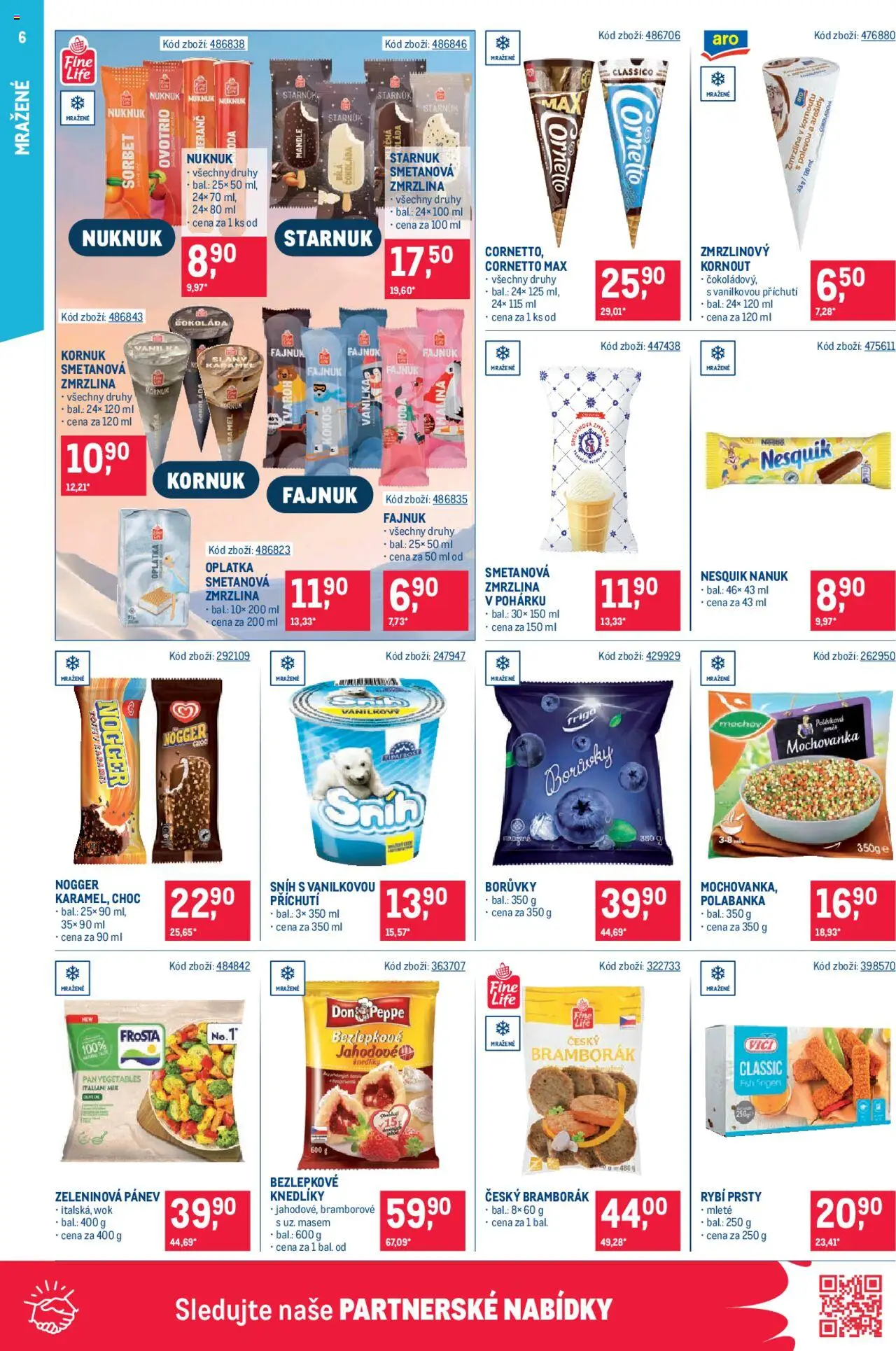 Makro leták - Maloobchod od 04.06.2025 | Strana: 6 | Produkty: Pánev, Zmrzlina, Nesquik, Sorbet