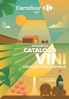 Anteprima del volantino Carrefour Iper Vini - Roma catalogo valido a partire dal 06.10.2025