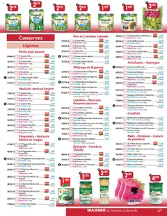  | Page: 47 | Produits: Betterave, Salsifis, Beurre, Oignons