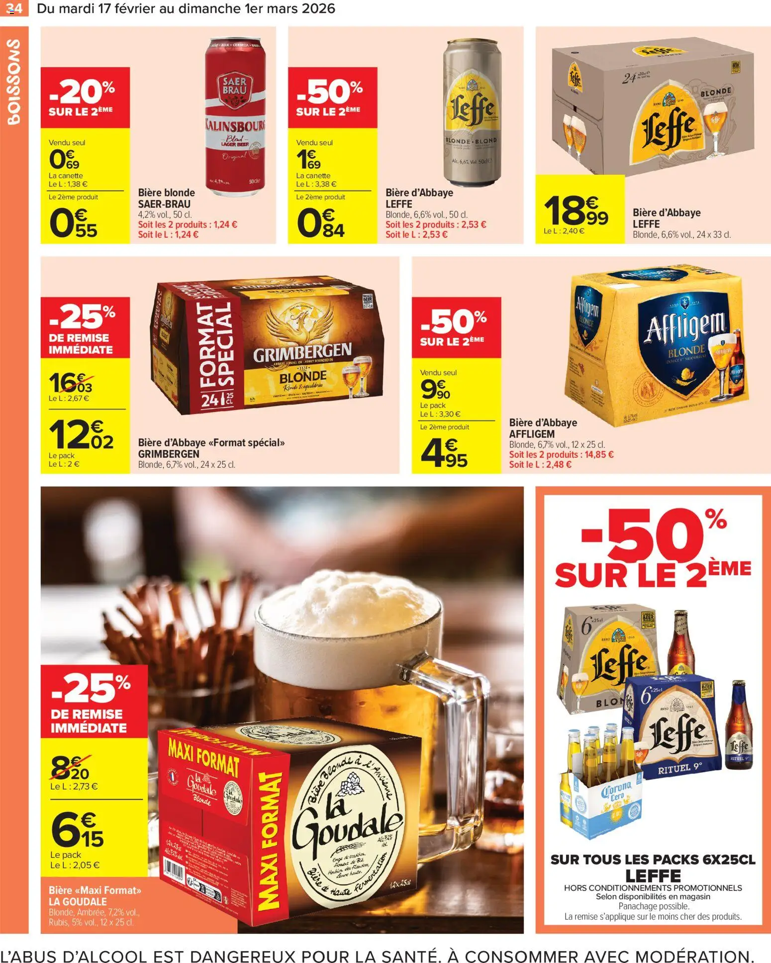 {H1} | Page: 36 | Produits: Goudale, Bière blonde, Bière