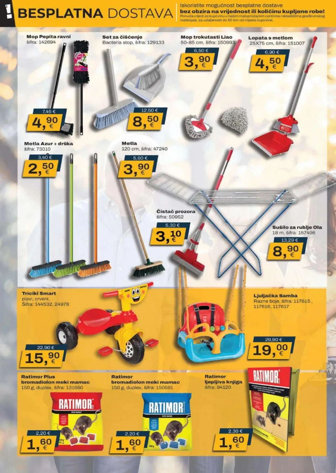 Vinkoprom katalog | vrijedi od 08.09.2025 | Stranica: 6 | Proizvodi: Ljuljačka, Metla, Mop, Sušilo za rublje