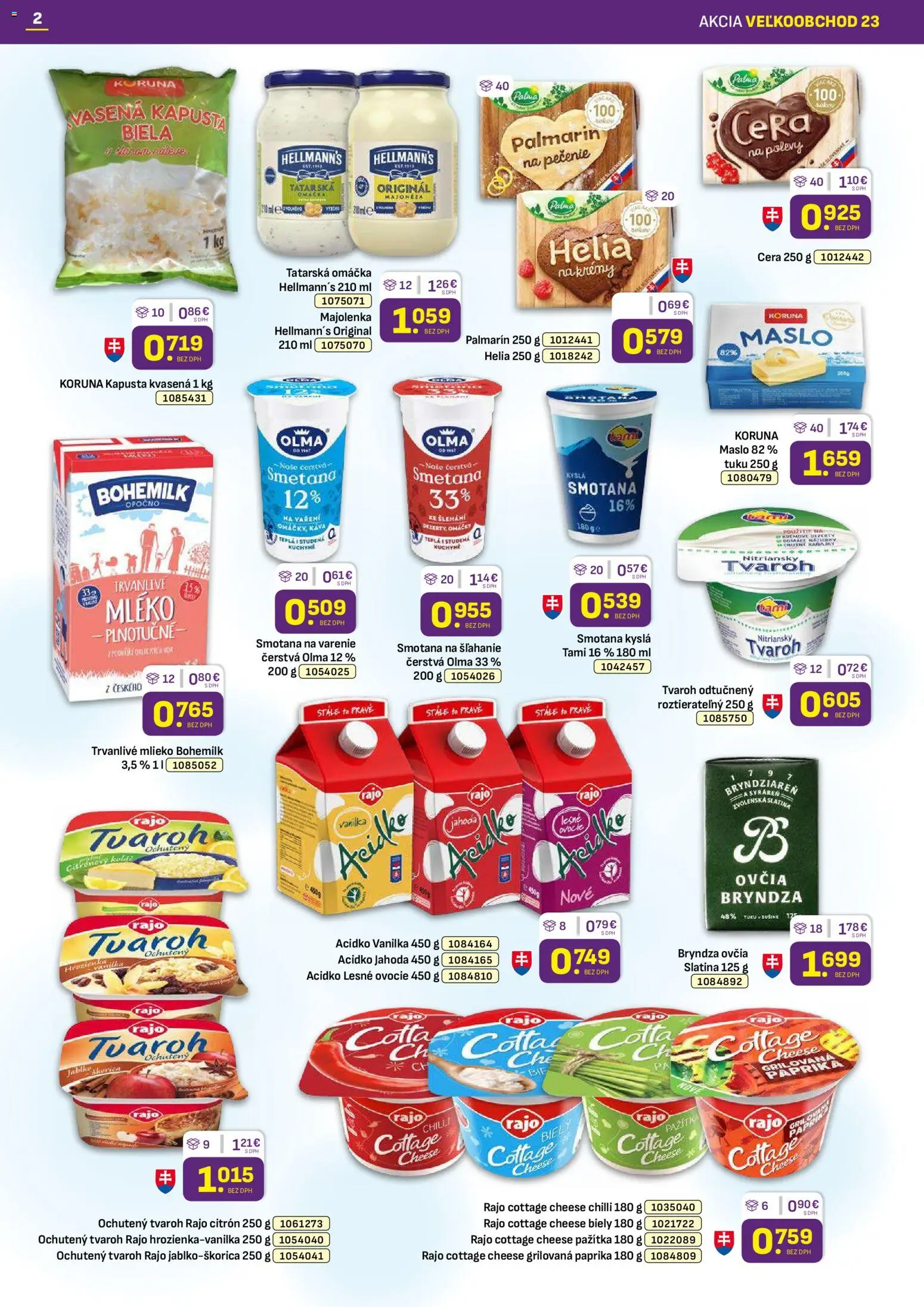 Nové Libex akcie – leták je platný od 17.11.2025 | Strana: 2 | Produkty: Kapusta, Smotana, Kuchyne, Smotana na šľahanie