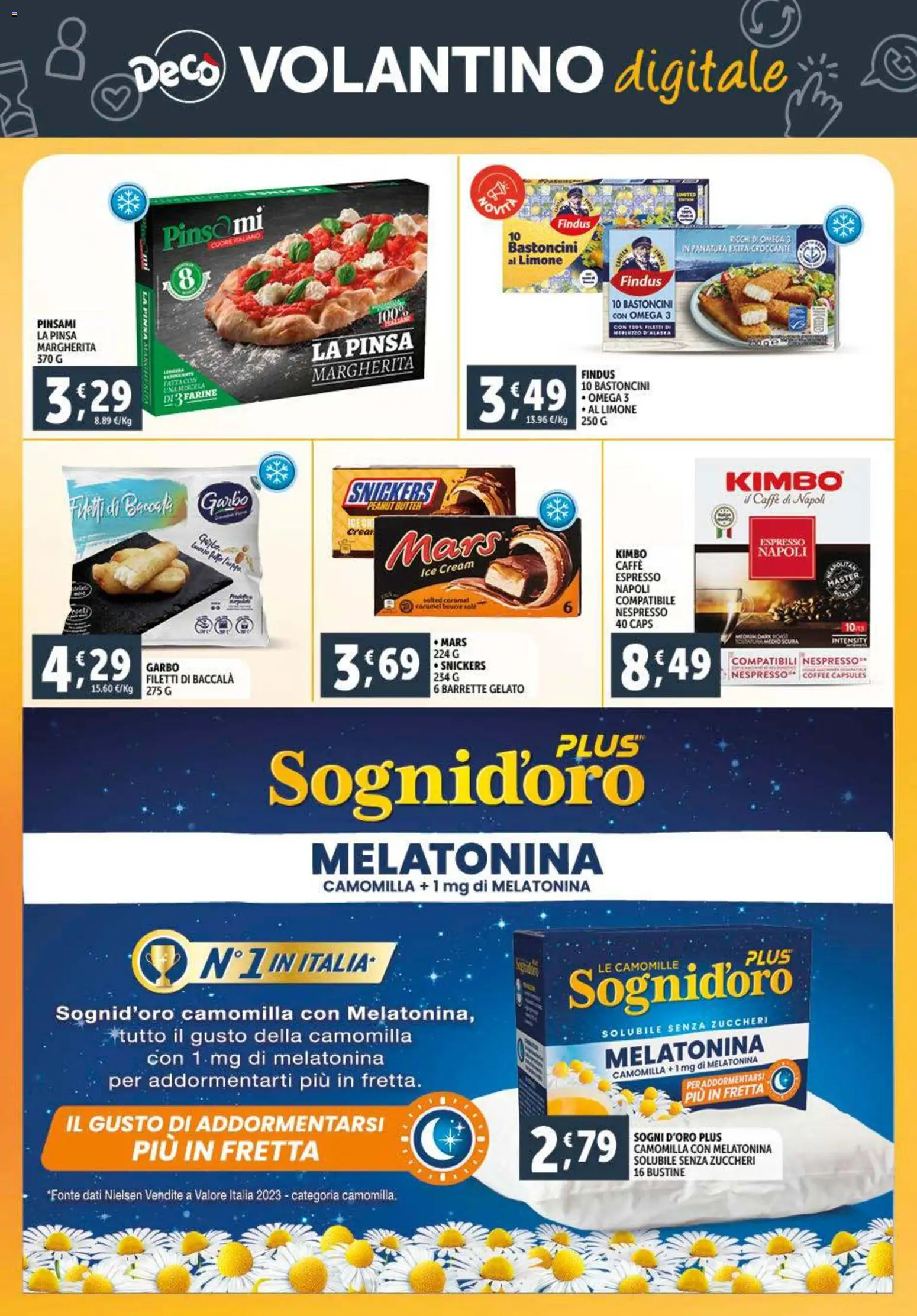 Volantino Decò del 28.10.2025 | Pagina: 24 | Prodotti: Caffè, Gelato, Limone