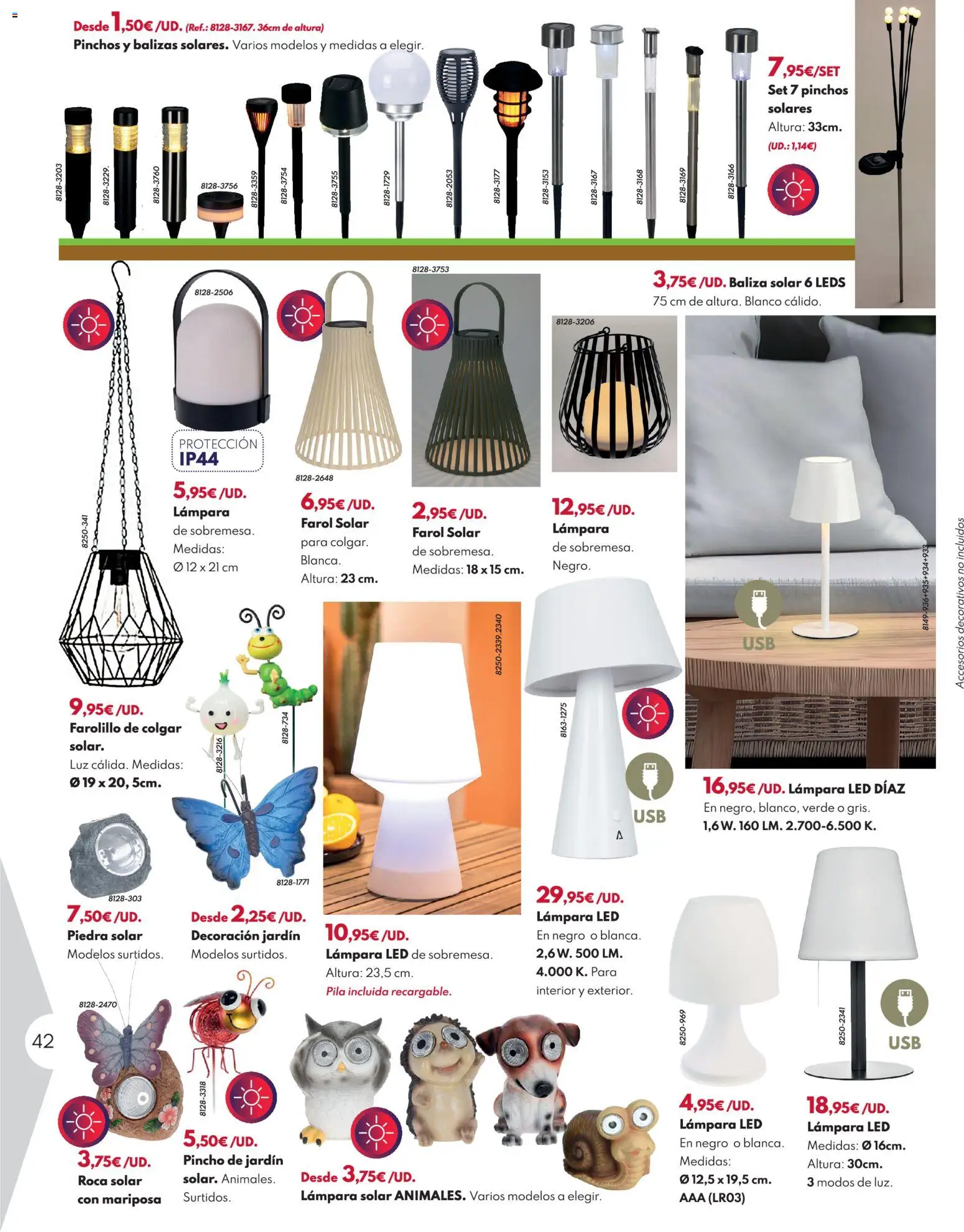 BricoCentro folleto │ válido desde el 23.03.2026 | Página: 42 | Productos: Farol, Lámpara