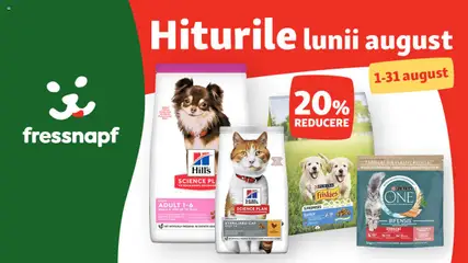 Catalog Fressnapf - Oferte din luna – previzualizare al pliantului de la Fressnapf valabil de la 01.08.2025