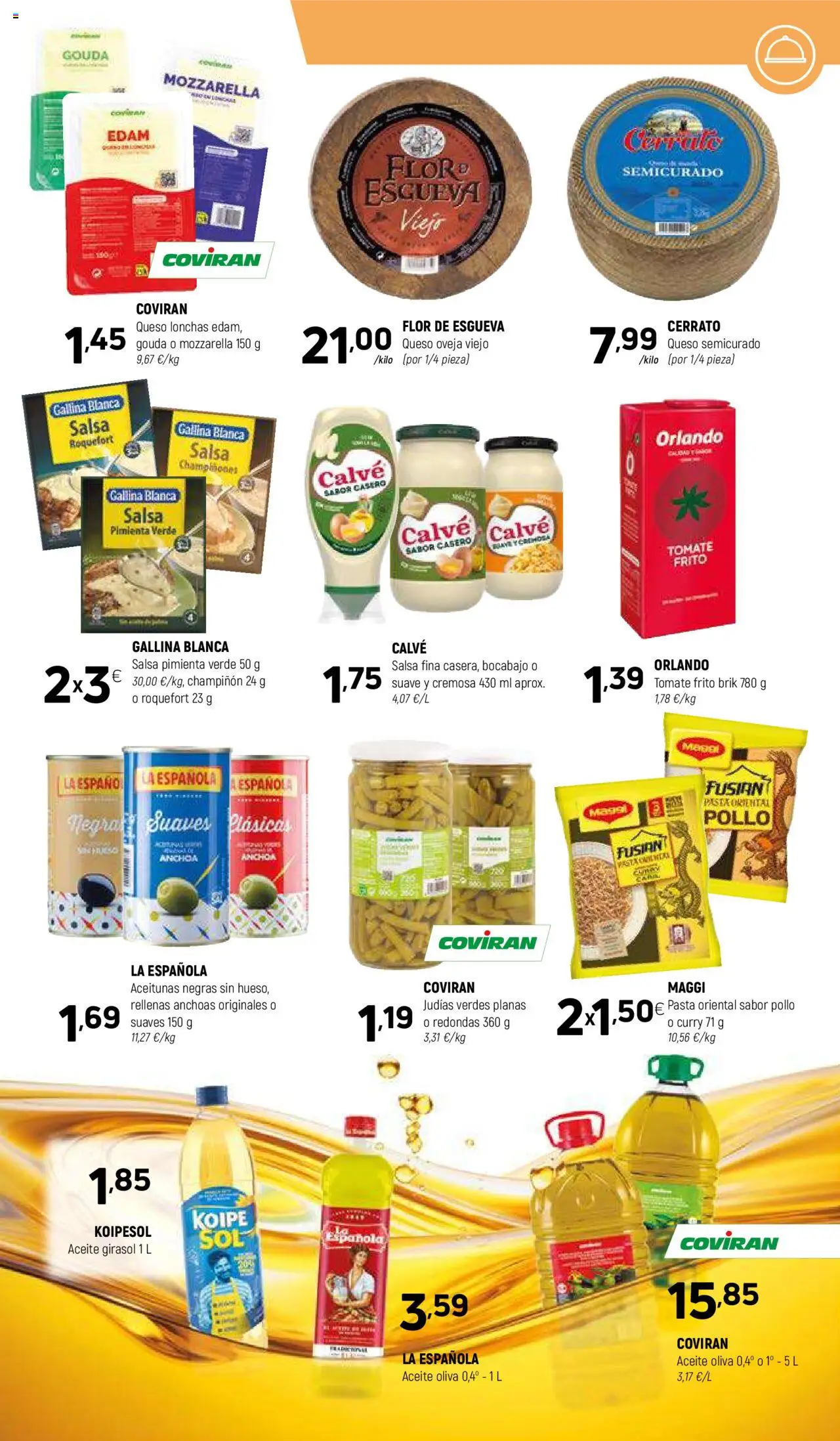 Coviran ofertas │ válido desde el 09.09.2025 | Página: 7 | Productos: Queso, Aceite, Anchoa