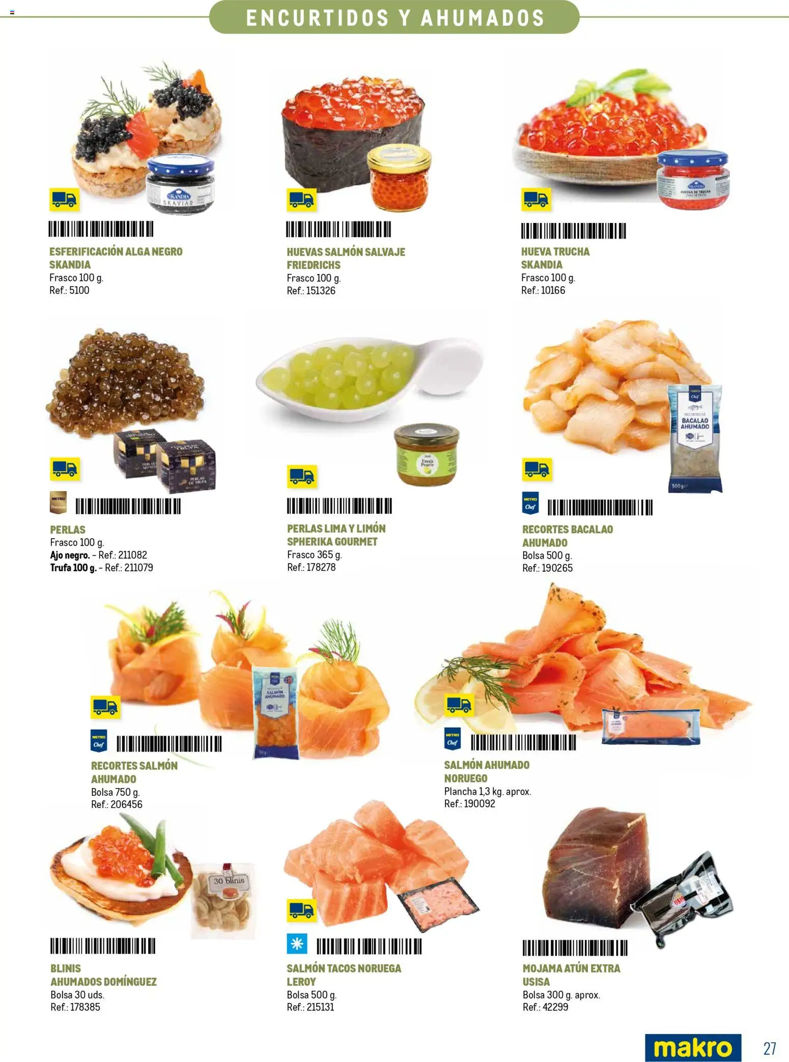 Makro Especial Catering Norte │ válido desde el 16.03.2026 | Página: 27 | Productos: Lima, Tacos, Bolsa, Plancha