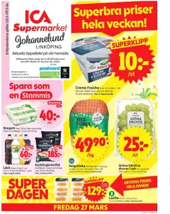 ICA Supermarket - Linköping - Förhandsvisning av reklamblad från butik ICA Supermarket aktuell från 23.03.2026
