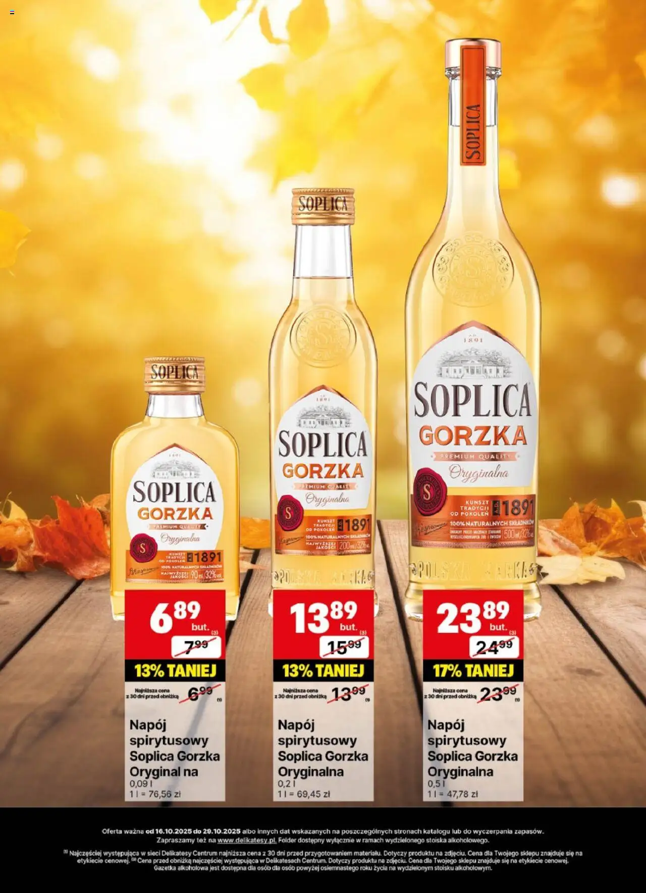 Delikatesy Centrum Gazetka - DeliBarek od 16.10.2025 | Strona: 18 | Produkty: Delikatesy