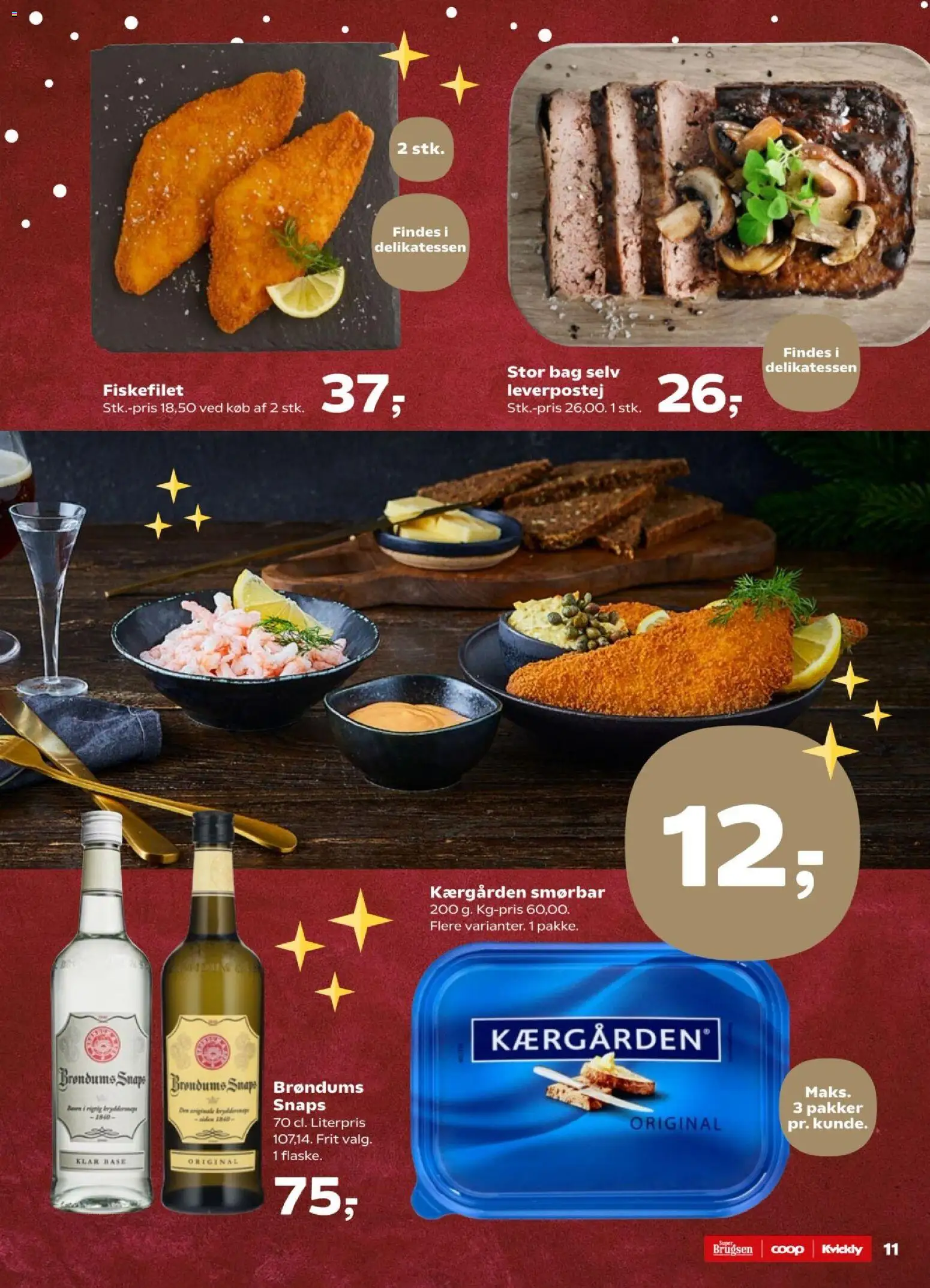 Kvickly tilbudsavis – gyldig fra 12.12.2025 | Side: 11 | Produkter: Leverpostej