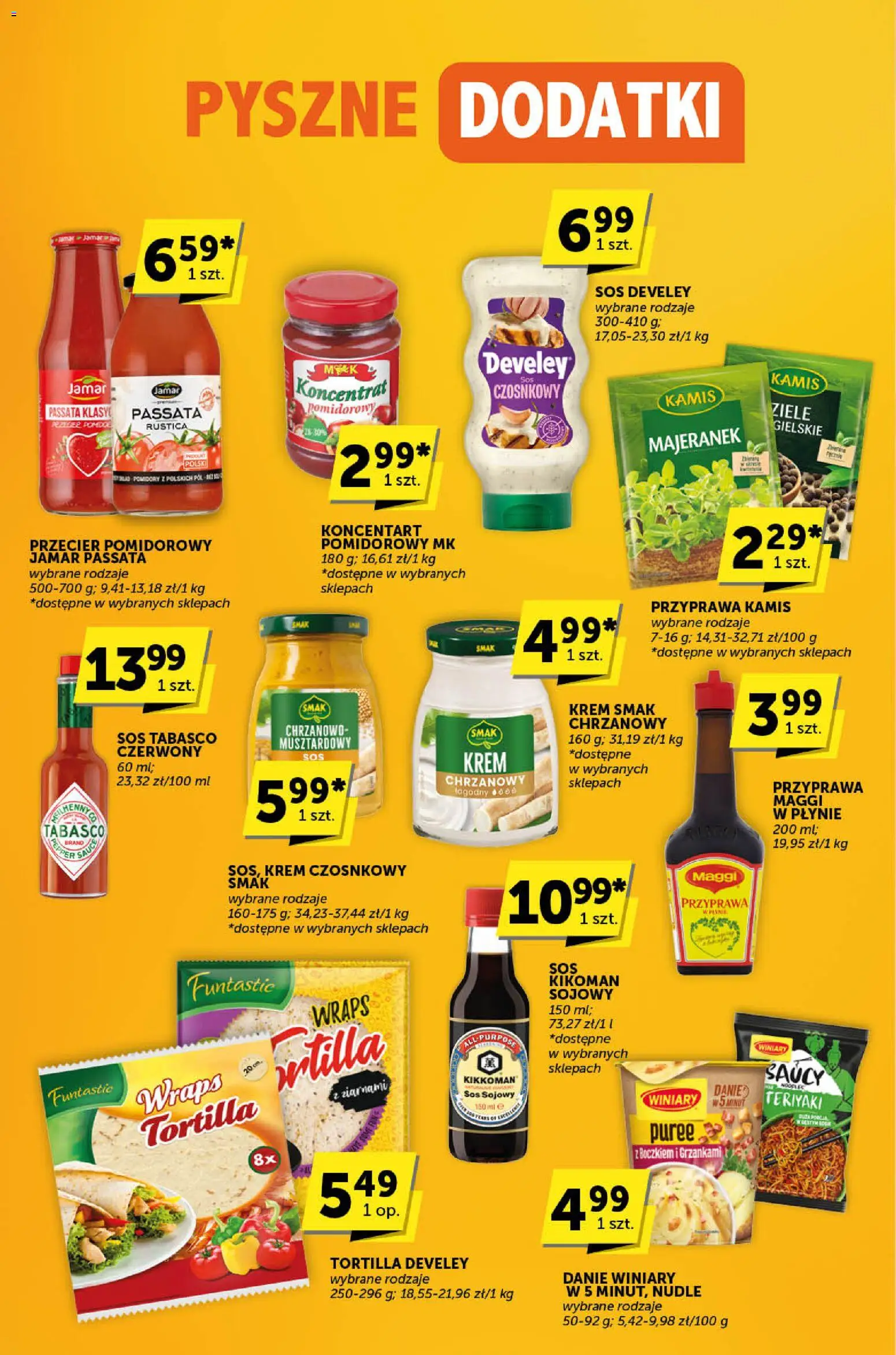 Euro Sklep Gazetka - Katalog od 08.01.2026 | Strona: 12 | Produkty: Przecier pomidorowy, Sos tabasco, Krem, Sos