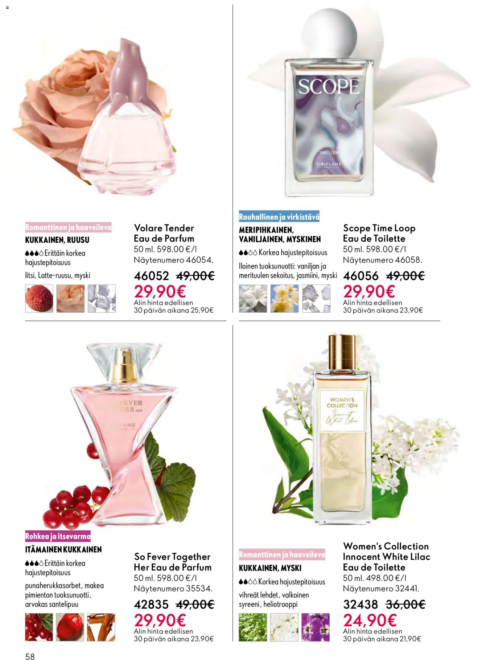 Oriflame - Esite 02 – voimassa 28.01.2026 alkaen | Sivu: 58 | Tuotteet: Eau de toilette